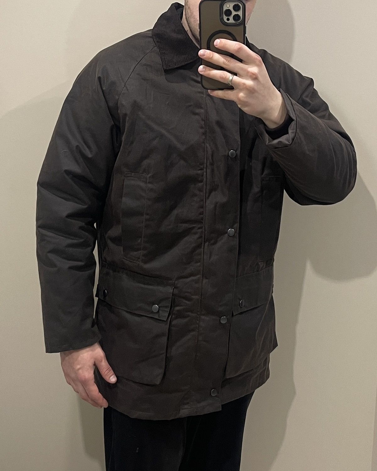 Champion Champion Howick Waxed Cotton Jacket Made in England Brown M Size US M / EU 48-50 / 2 - 2 Thumbnail