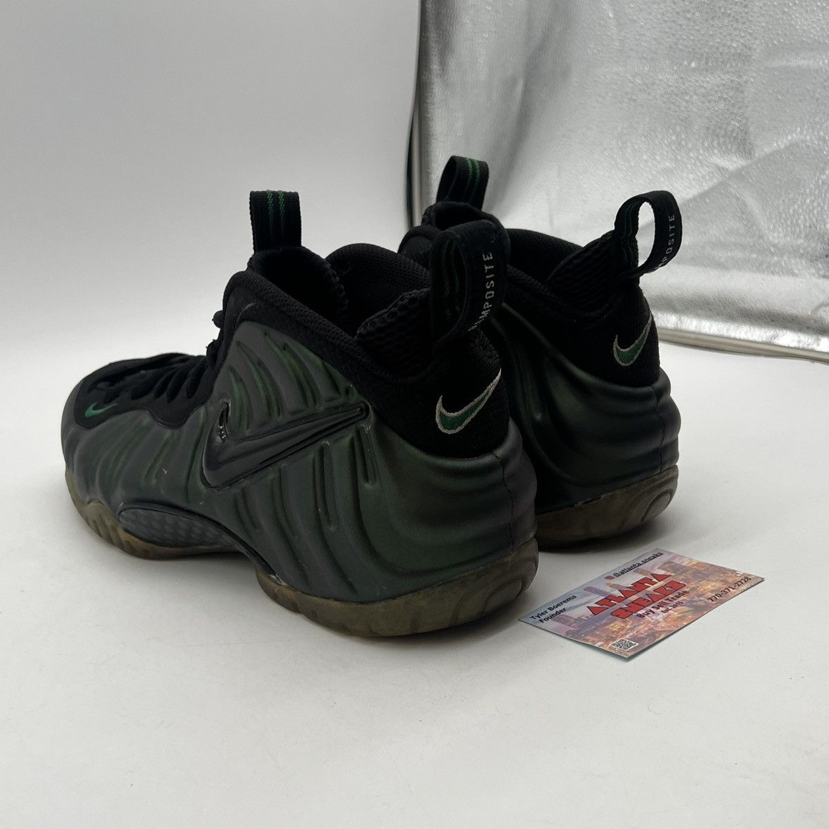 Nike Air Foamposite pro pine green Size US 9.5 / EU 42-43 - 4 Thumbnail