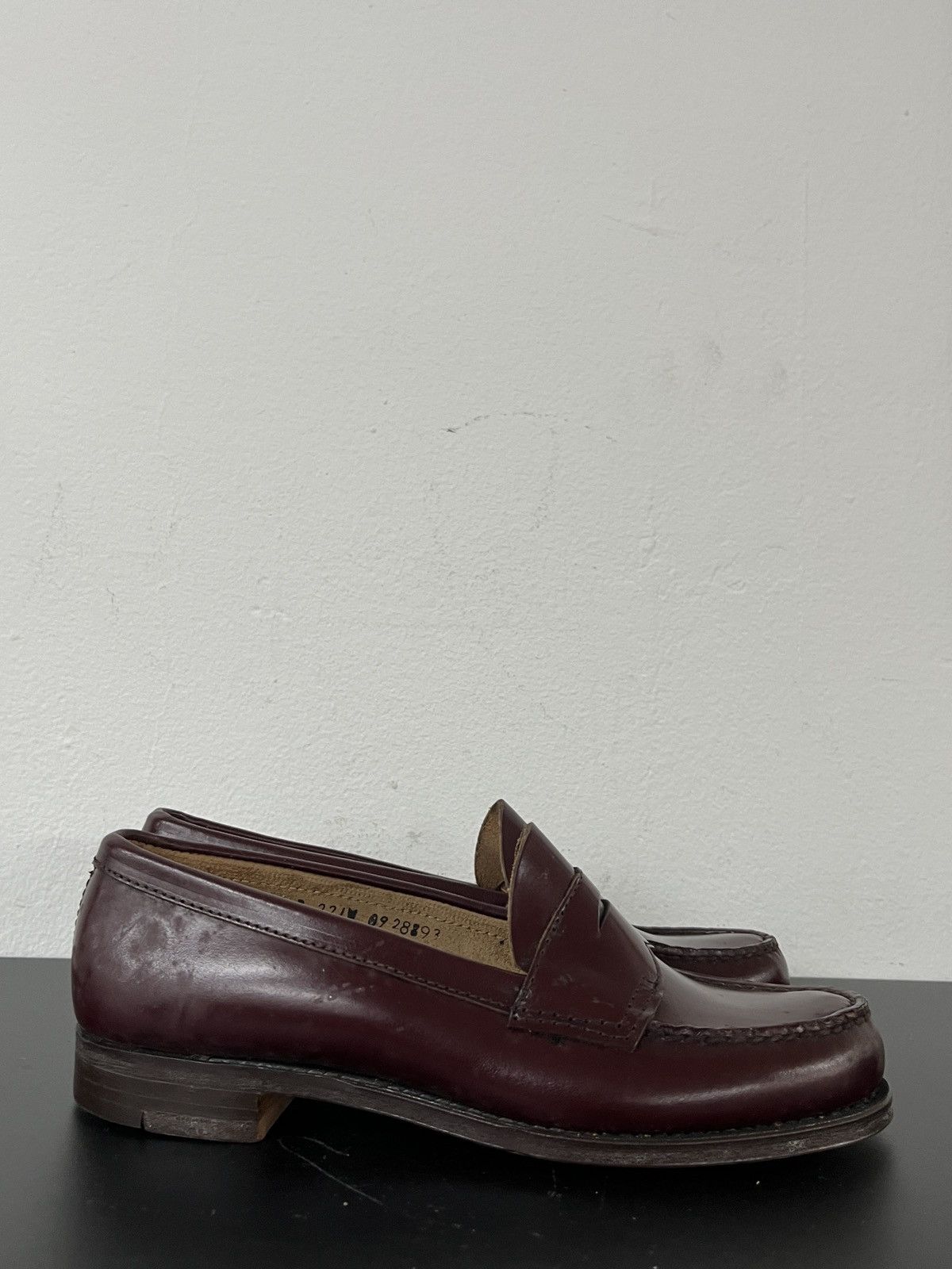 Vintage G.H Bass Weejuns The Row Inspired Burgundy Penny Loafers Size US 7 / IT 37 - 13 Thumbnail