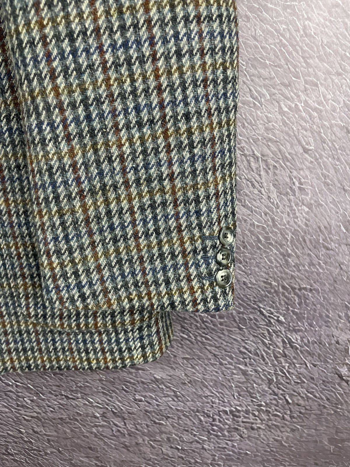 Other Marzotto Serie Oro vintage 70s 80s wool 2 button blazer Size 44R - 8 Thumbnail