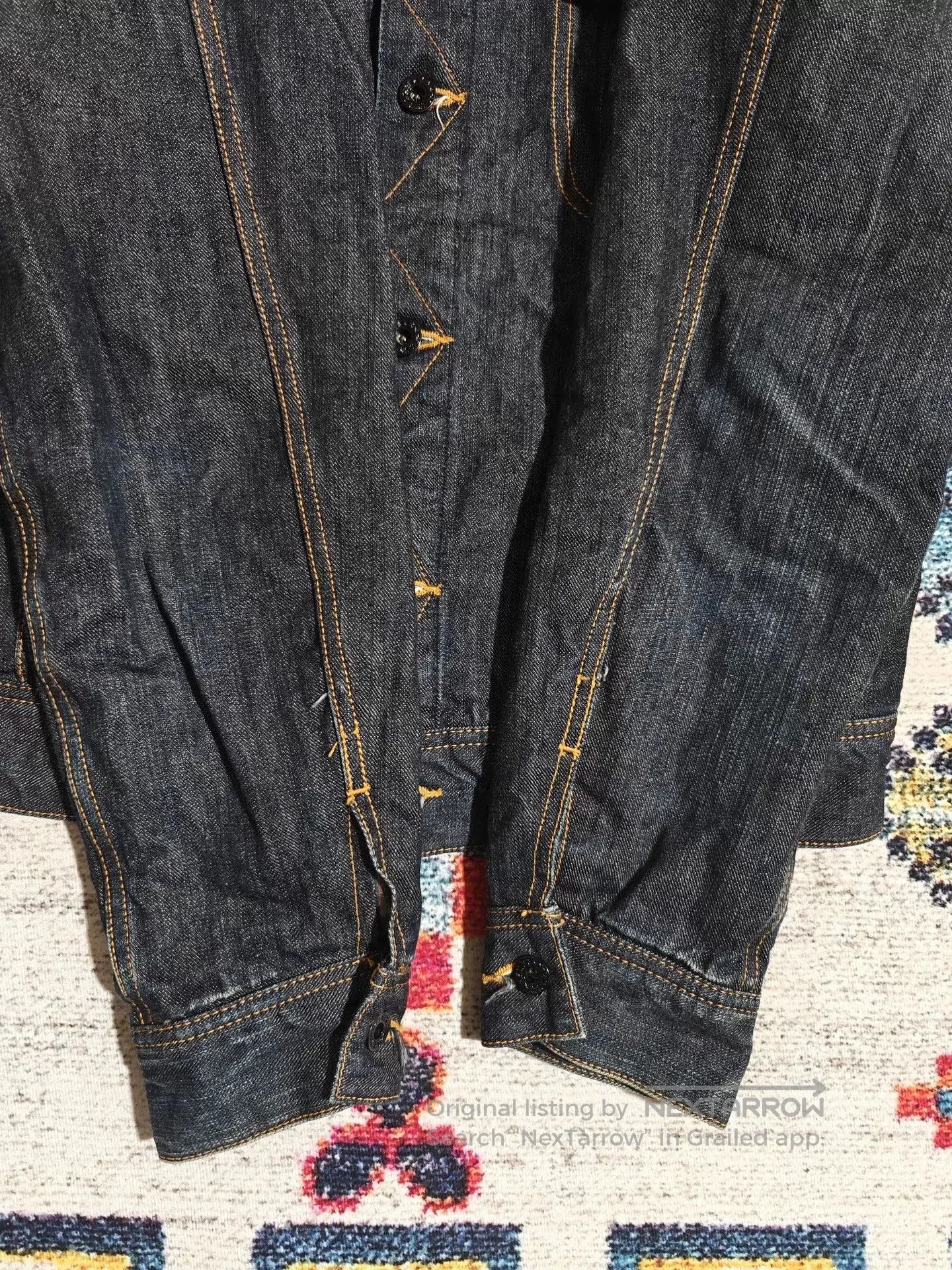 Studio D'Artisan STUDIO D'ARTISAN D4187 Raw Denim Jacket. Size US XS / EU 42 / 0 - 4 Thumbnail