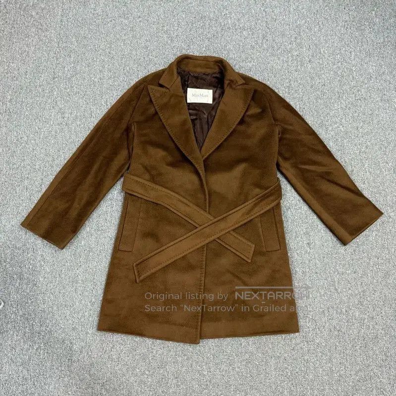 Max Mara MaxMara Brown Polyester Women's Coat . Size XL / US 12-14 / IT 48-50 - 1 Thumbnail