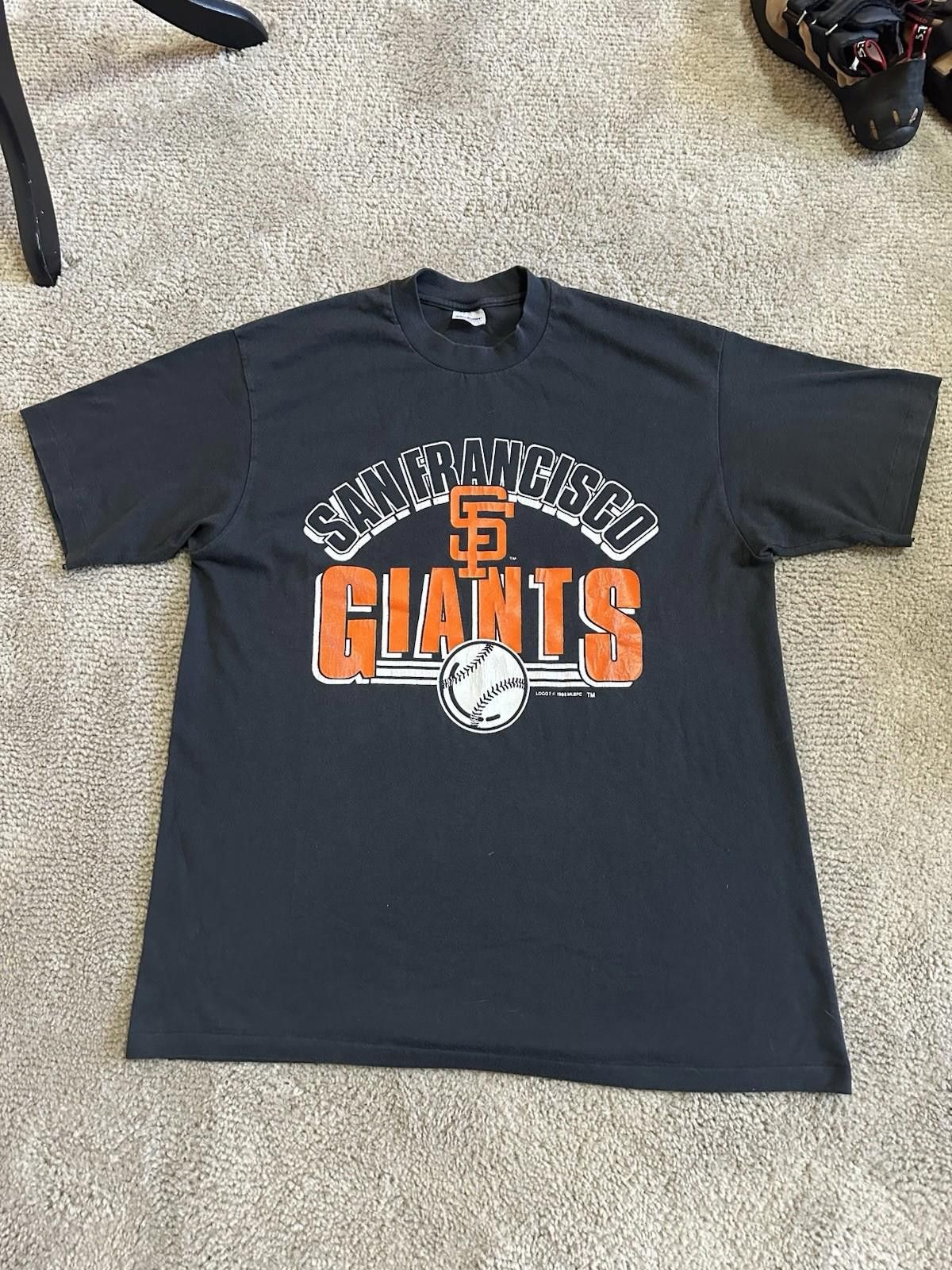 Designer VTG 1988 San Francisco Giants Single Stitch T-Shirt Baseball Size US XL / EU 56 / 4 - 1 Thumbnail