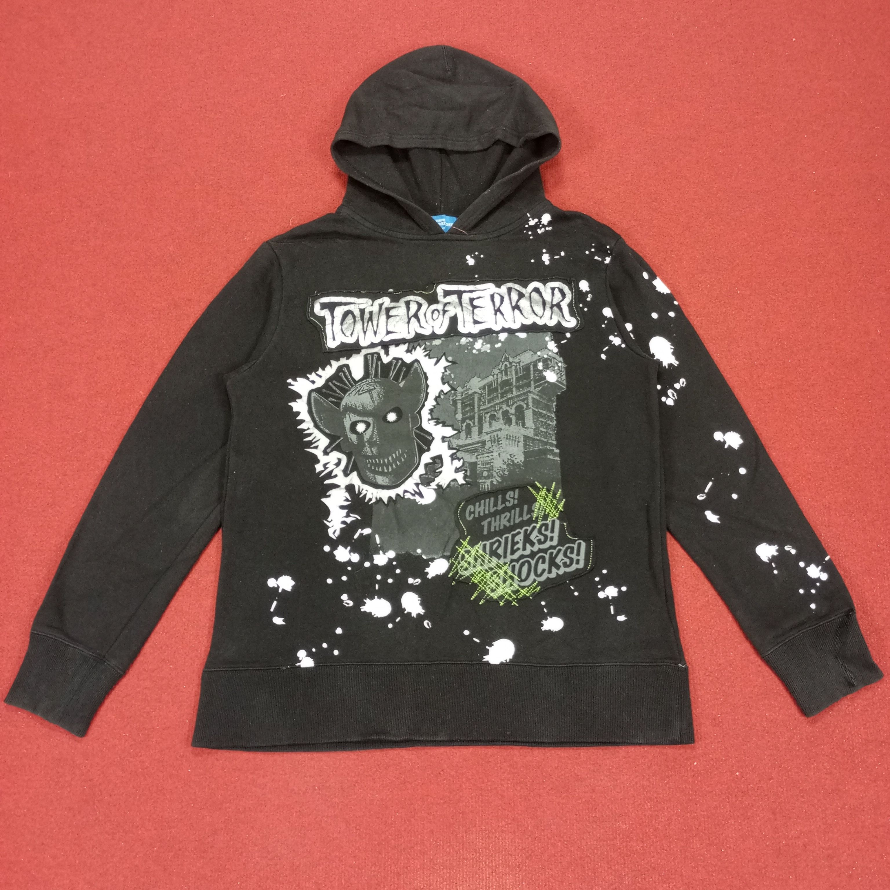 Disney × Vintage Tower Of Horror Disney Hoodies Streetwear Style Size US S / EU 44-46 / 1 - 1 Thumbnail