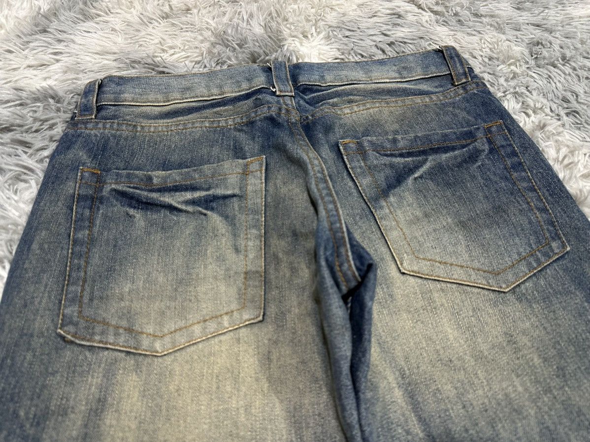 If Six Was Nine 🔥Sick Y2K K.U.I Mud Wash Flared Denim Goth Punk Size US 32 / EU 48 - 12 Thumbnail
