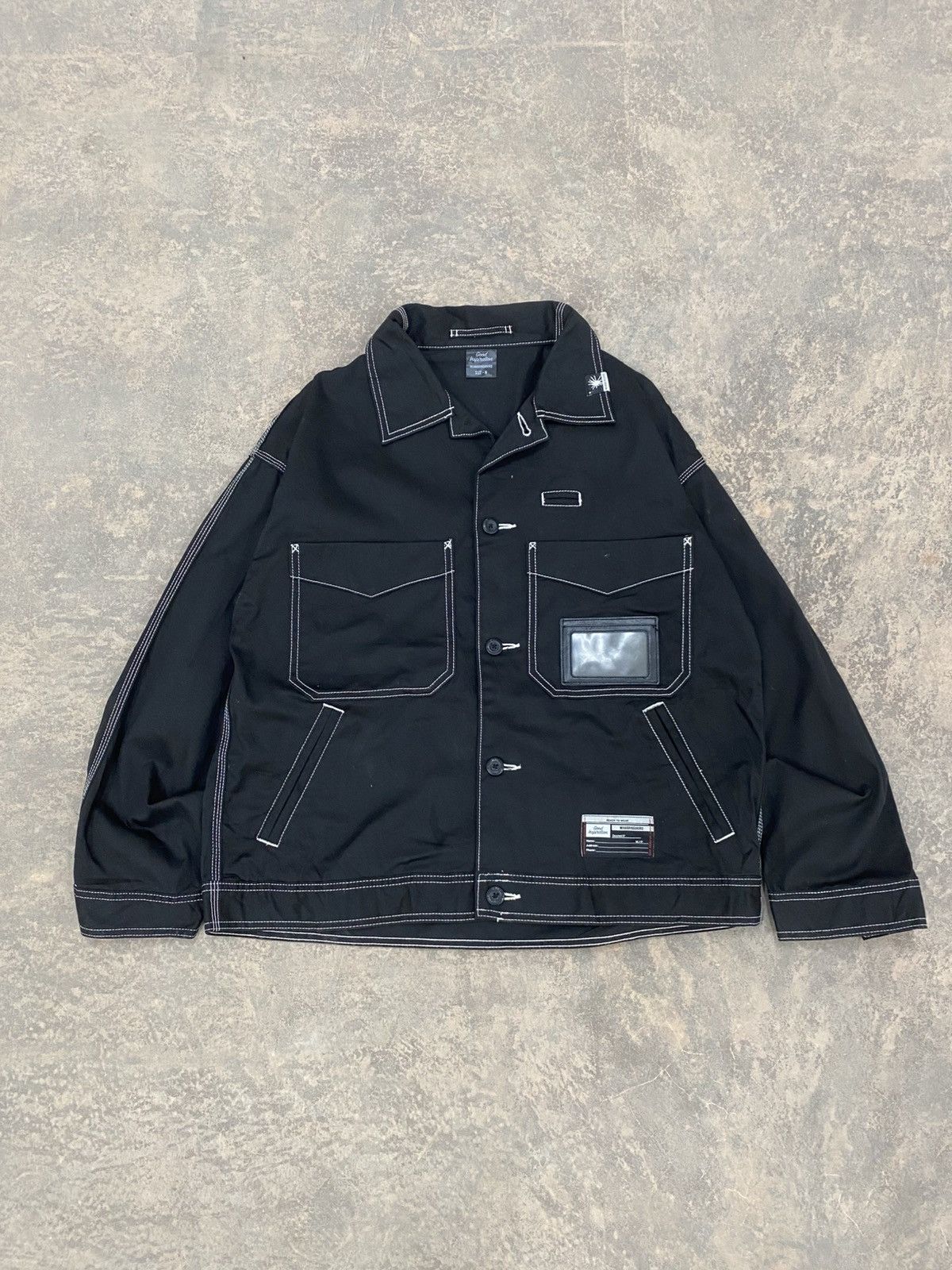 Issey Miyake Sick☠️ Maison Mihara Yasuhiro Art Doodle Oversize Jacket Size US M / EU 48-50 / 2 - 1 Thumbnail
