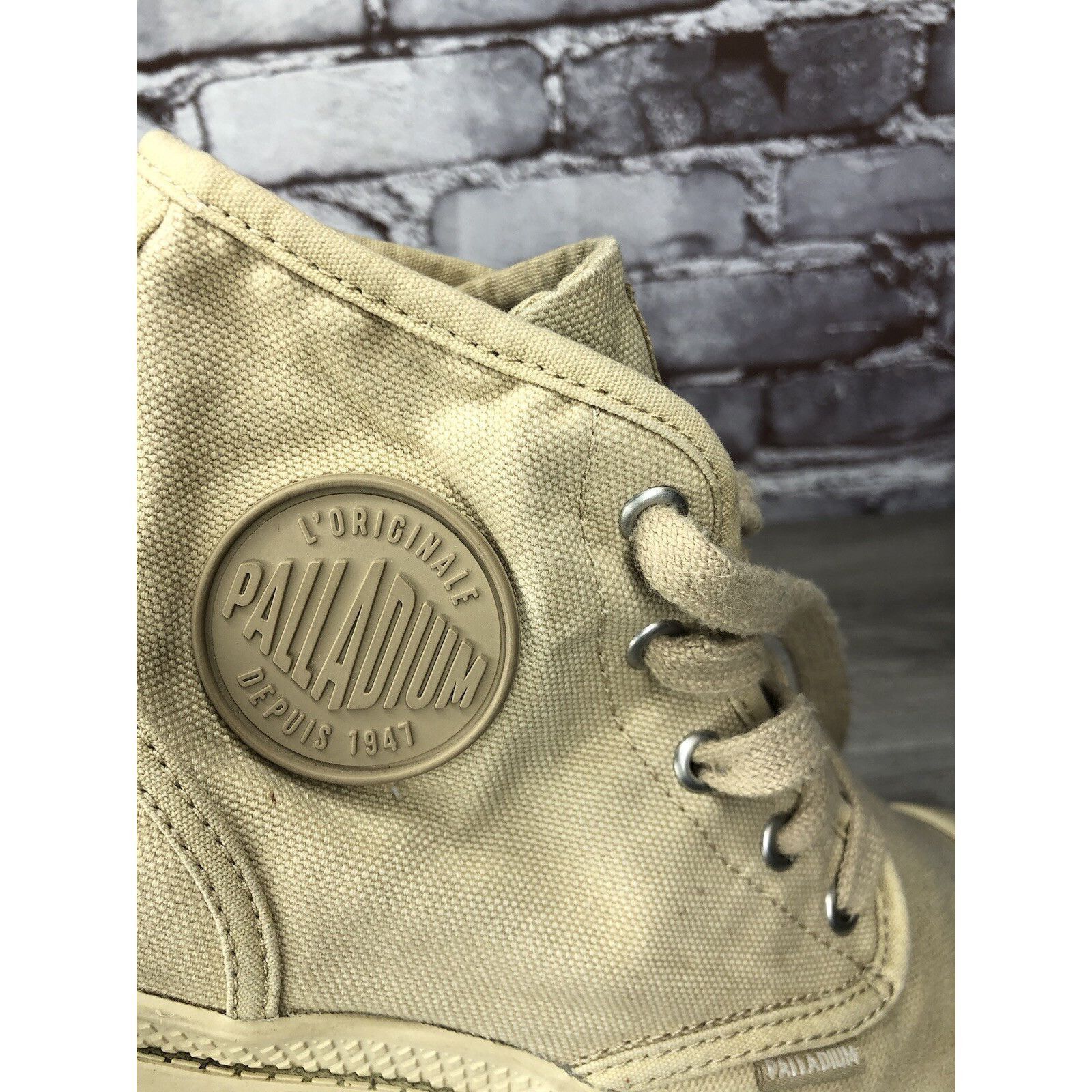 Palladium Palladium Pampa Hi Sahara Beige Khaki Canvas Lace Boots Wome Size US 8 / IT 38 - 4 Thumbnail