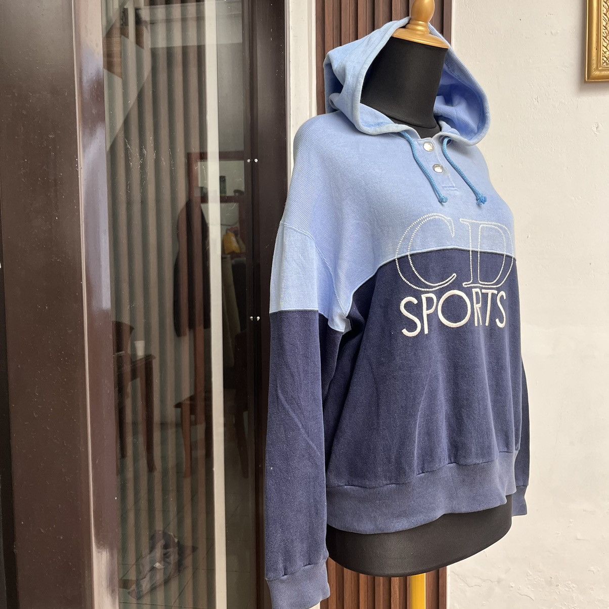 Christian Dior Monsieur Christian Dior Sports Big Logo Hoodie Size M / US 6-8 / IT 42-44 - 3 Thumbnail
