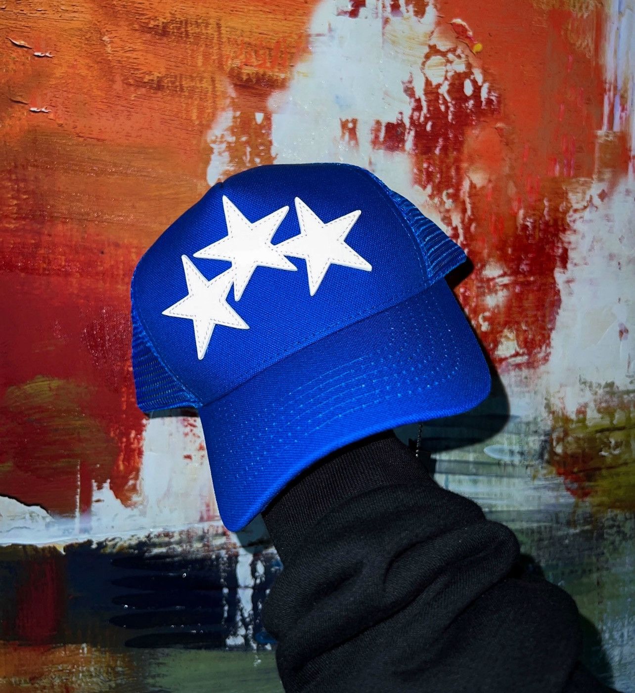 Amiri Amiri 3 star trucker hat Size ONE SIZE - 1 Thumbnail