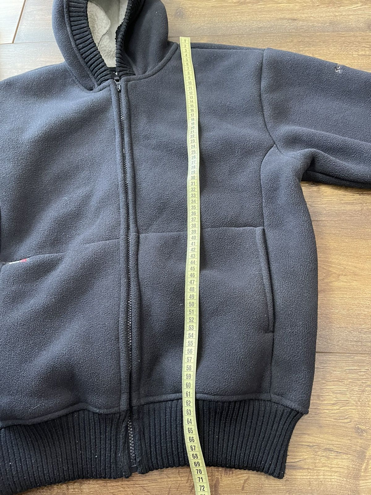 Schott Schott NYC Hoodie Full zip Sherpa Teddy Lined Fleece Jacket Size US L / EU 52-54 / 3 - 4 Thumbnail