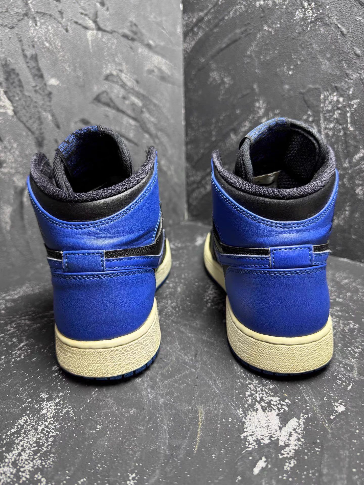 Nike Air Jordan 1 Black Royal Blue Q10 Size US 7.5 / IT 37.5 - 7 Thumbnail