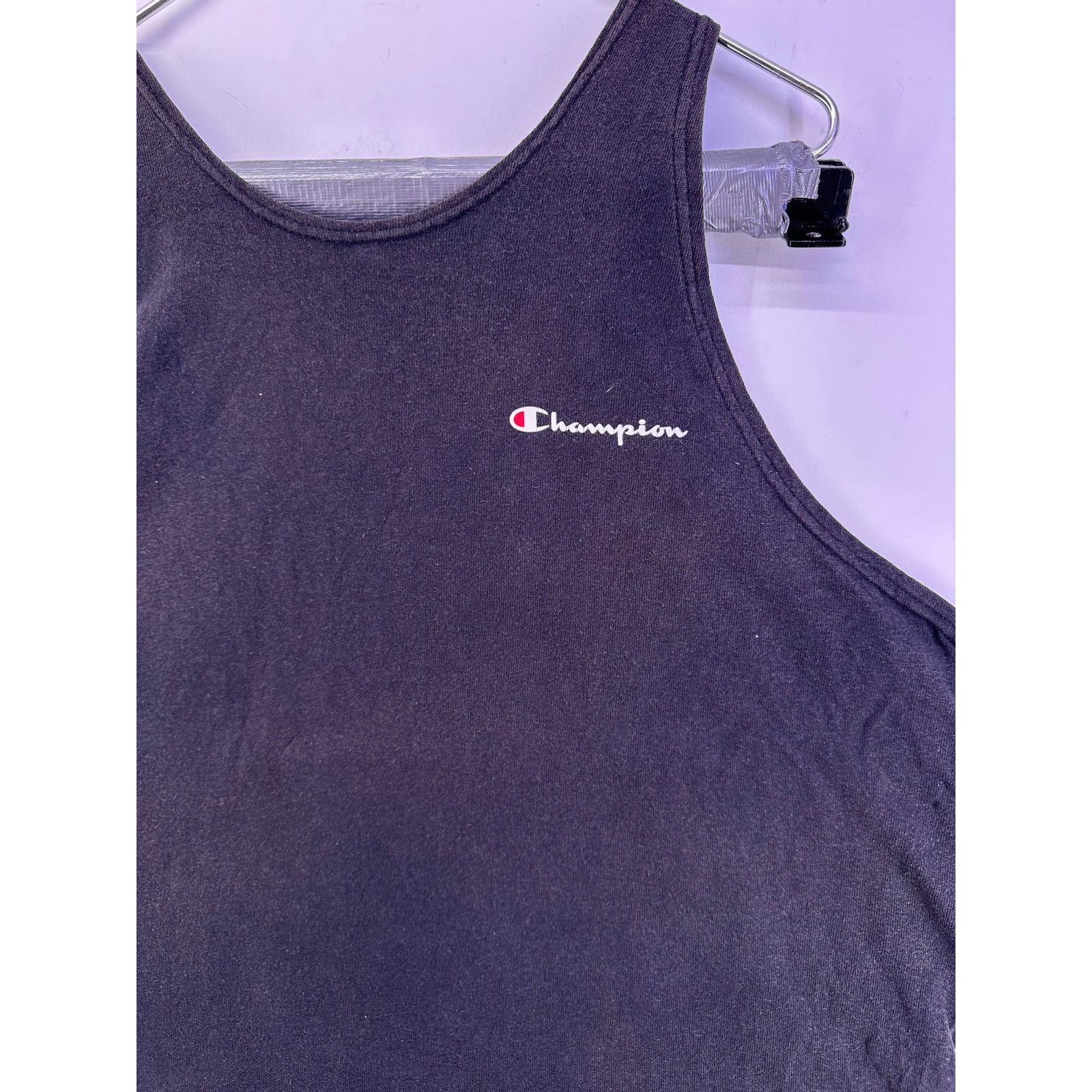 Champion Vintage Champion Black Tank Top Size XL Size US L / EU 52-54 / 3 - 3 Thumbnail