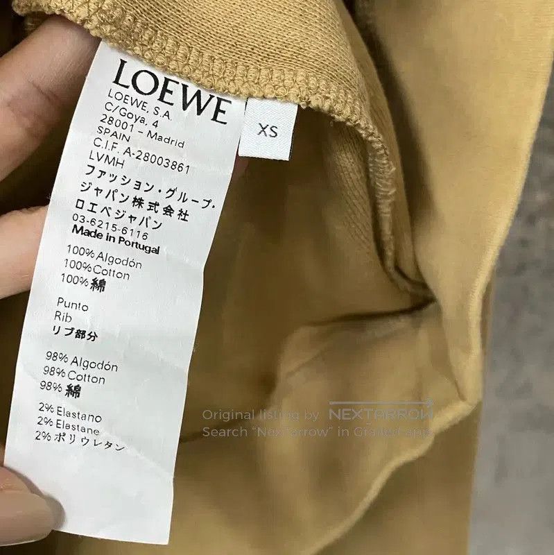 Loewe Loewe Khaki Long Sleeve Sweatshirt for Women . Size XS / US 0-2 / IT 36-38 - 6 Thumbnail