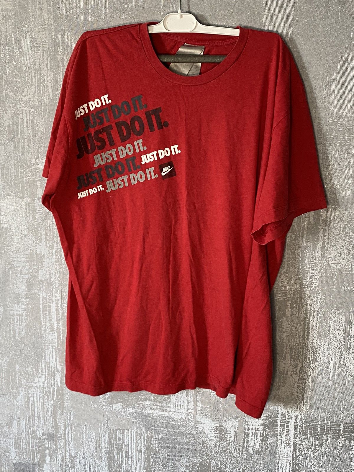 Nike × Vintage Vintage Nike Just Do It Big Logo T-shirt Drill Hype Size US XXL / EU 58 / 5 - 1 Thumbnail
