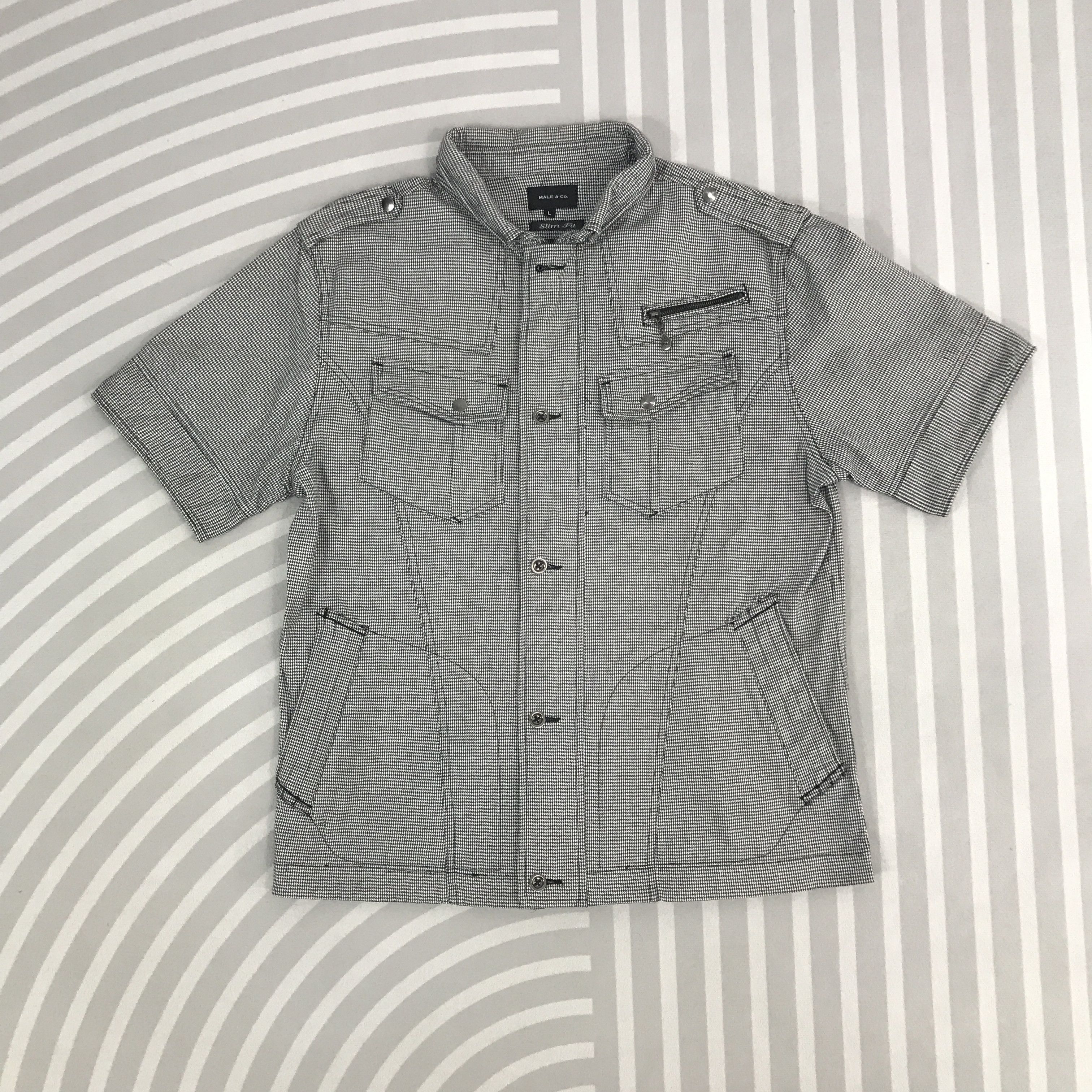 Japanese Brand × Vintage Vintage Male & co. Japan punk style design Jacket Size US L / EU 52-54 / 3 - 1 Thumbnail