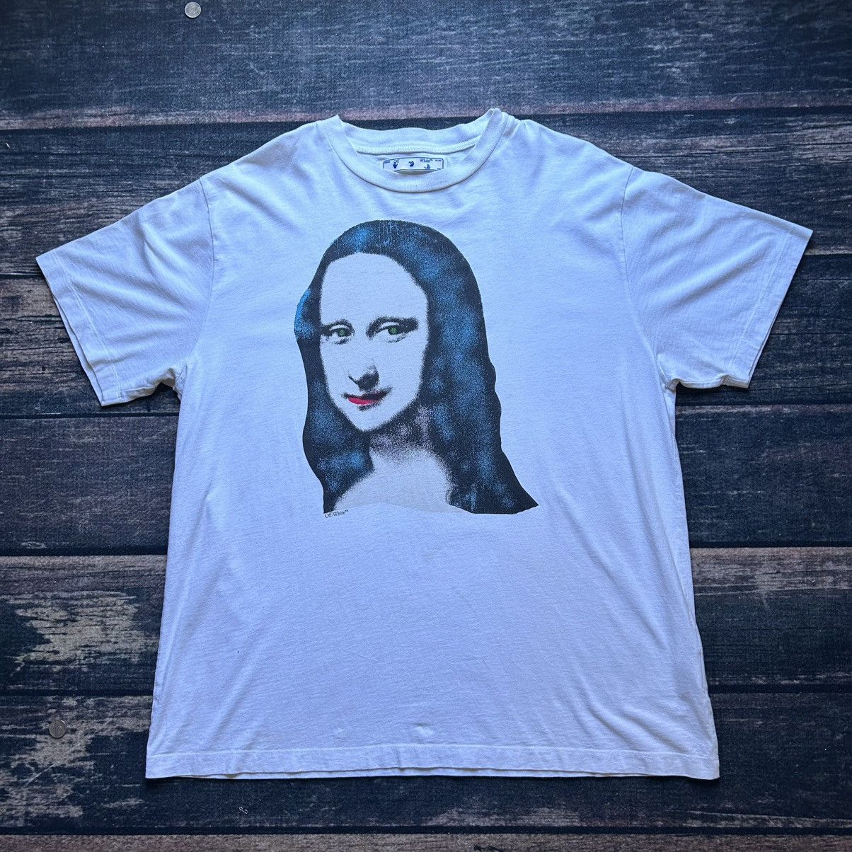 Off-White Off-White Mona Lisa “Pivot” Tee – Rare Virgil Abloh Design Size US M / EU 48-50 / 2 - 1 Thumbnail