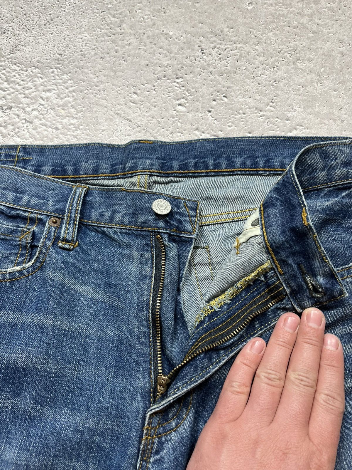 Polo Ralph Lauren Denim & Supply Ralph Lauren Slim Fit Jeans Medium Wash Size US 34 / EU 50 - 12 Thumbnail