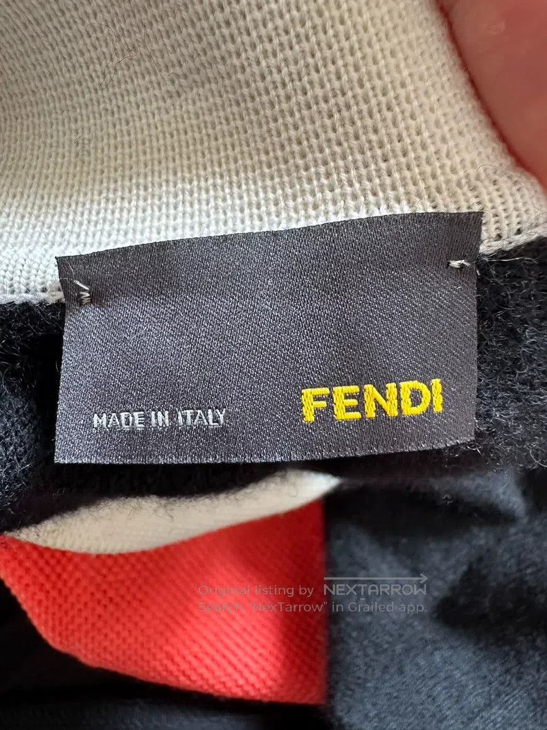 Fendi Fendi Three-color block women's knitted dress Size XS / US 0-2 / IT 36-38 - 4 Thumbnail