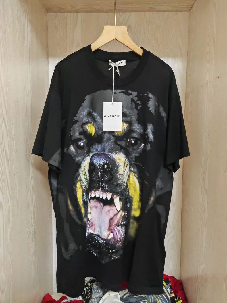 Givenchy Givenchy Dog Head Short-sleeved Shirt 2506-Nextarrow