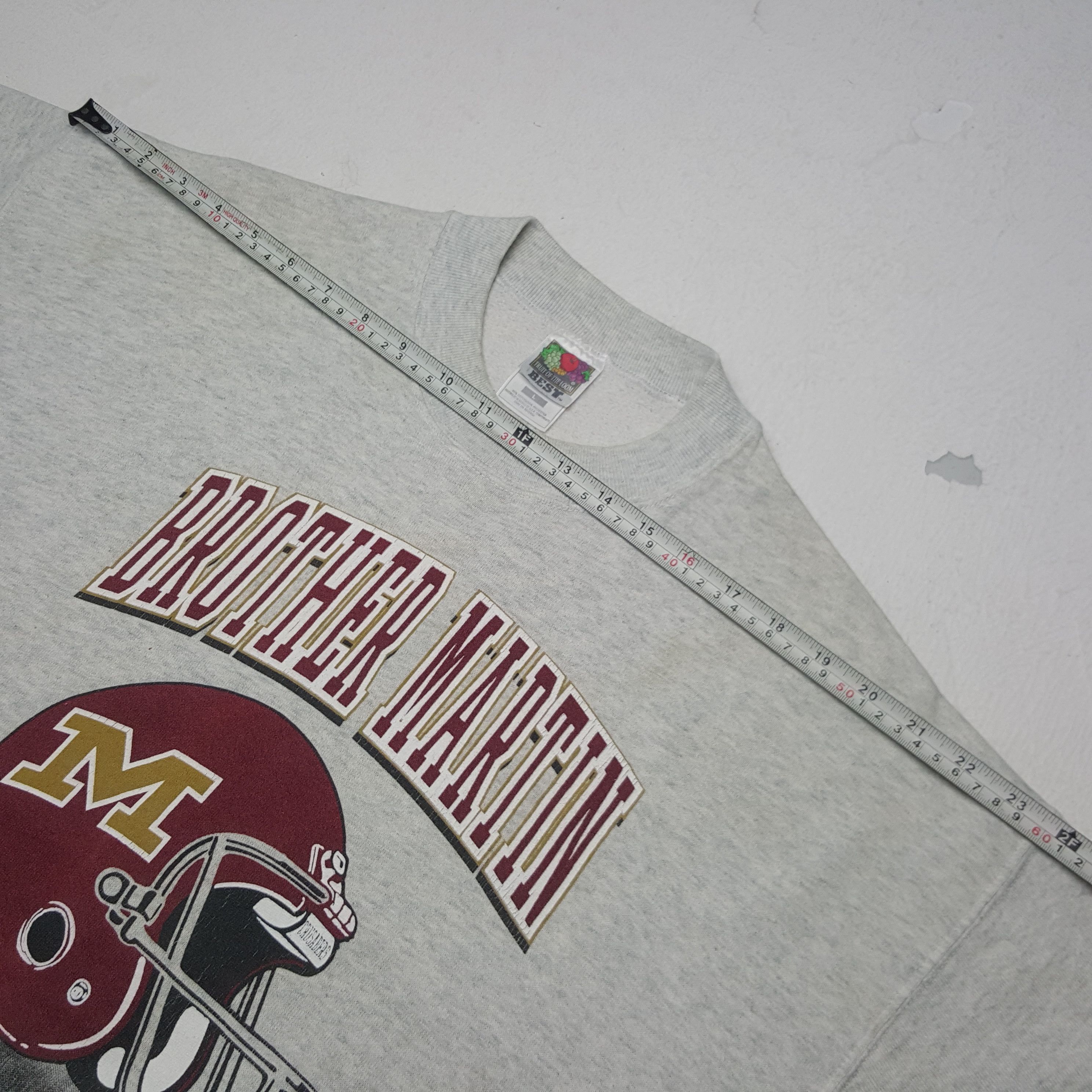 NFL × Vintage Vintage Brother Martin American Football Team Sweatshirt Size US L / EU 52-54 / 3 - 5 Thumbnail
