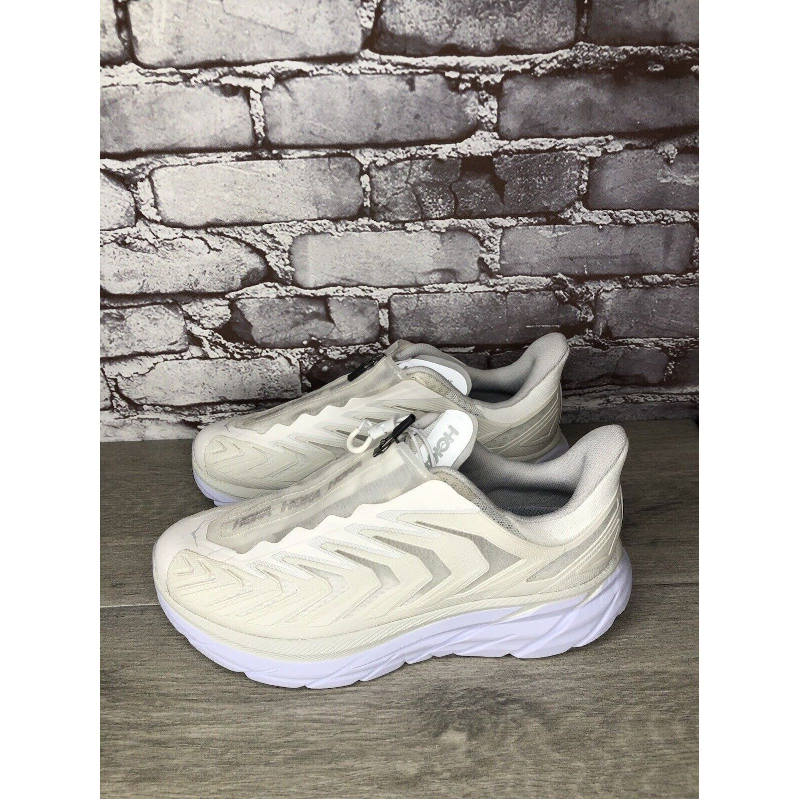 Hoka HOKA Project Clifton Blanc de Blanc Lunar Rock White Mesh Ce Size US 9 / IT 39 - 12 Thumbnail