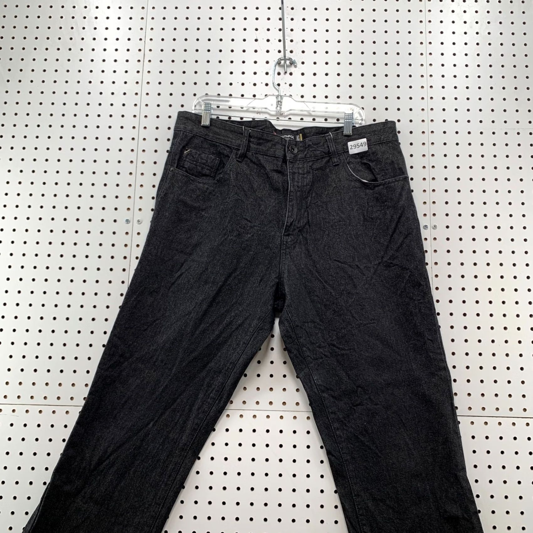 Southpole VINTAGE SouthPole Jeans Mens 38x29 Black Denim Straight Leg 90s Y2K Straight Jeans Mens Size US 38 / EU 54 - 5 Thumbnail