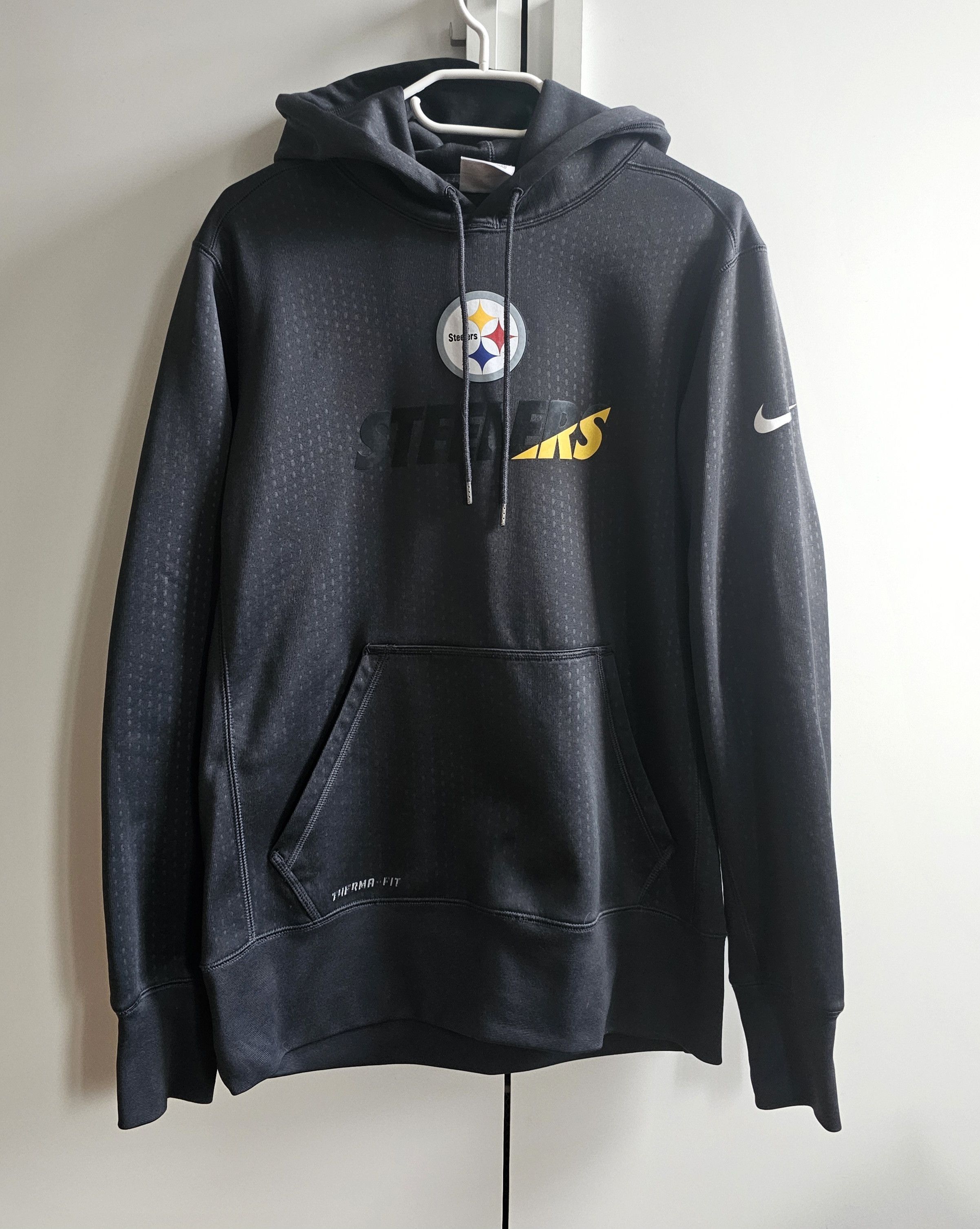 NFL × Nike Nike Steelers Therma Fit hoodie S black NFL Size US S / EU 44-46 / 1 - 2 Thumbnail
