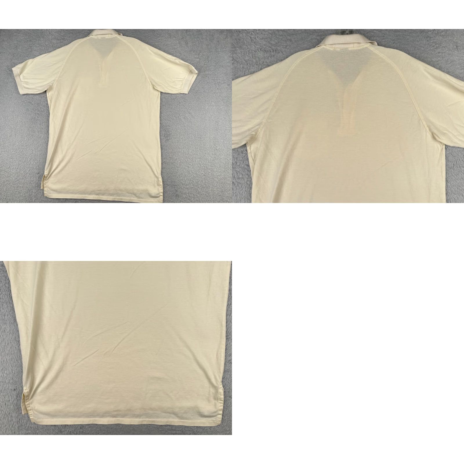 Ralph Lauren VINTAGE Ralph Lauren Polo Shirt Men Large Ivory Short Sleeve 100% Cotton Polo Shirt Mens Ivory 100% Cotton Polo Shirt Vintage Clothing Size US L / EU 52-54 / 3 - 9 Thumbnail