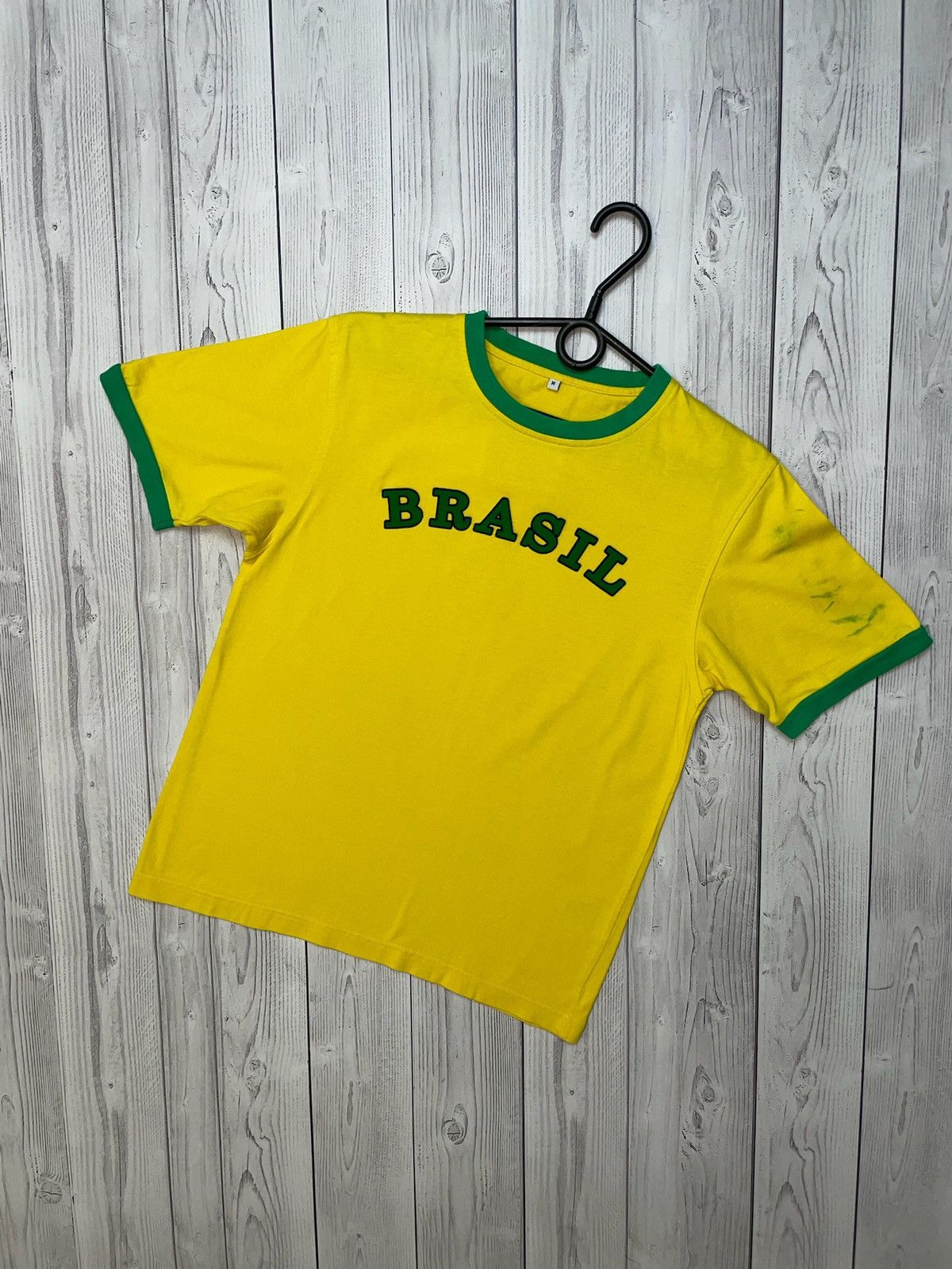Vintage Vintage Soccer tee Brazil yellow logo size M Brasil Size US M / EU 48-50 / 2 - 1 Thumbnail