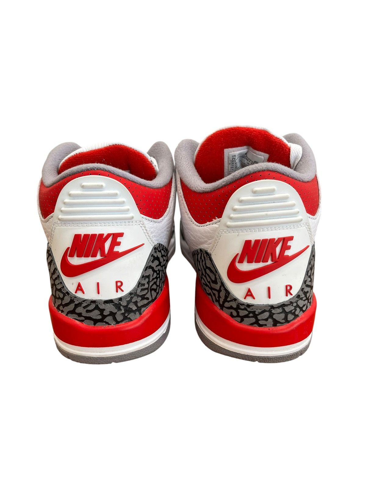 Jordan Brand Jordan 3 Retro Fire Red (2022) Size US 7 / EU 40 - 6 Thumbnail