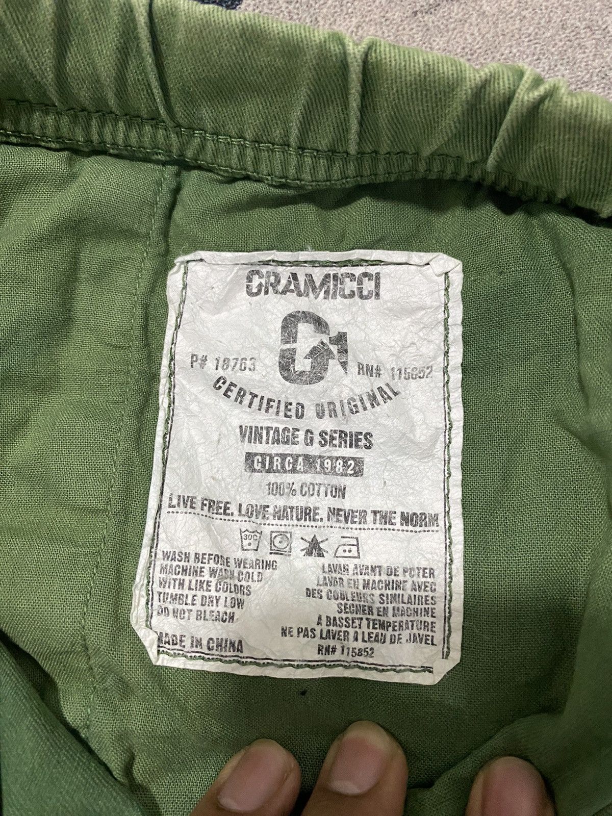 Gramicci Vintage Gramicci Short Pants 32x19 Green Colour Size US 32 / EU 48 - 6 Thumbnail