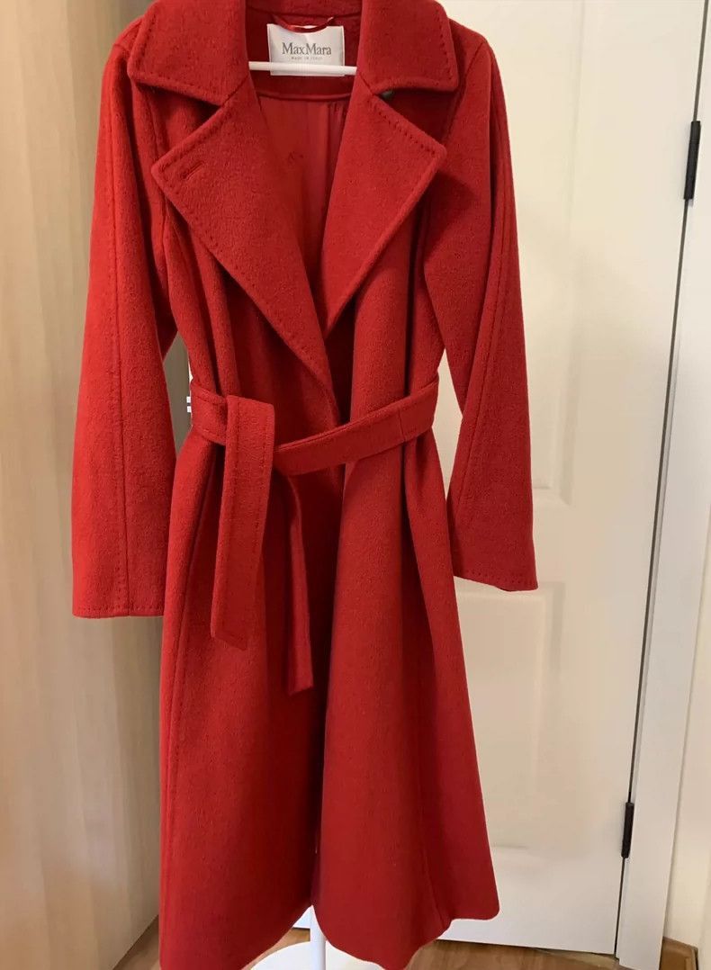 Other MaxMara Manuela Red Wool Coat-2508 Size US M / EU 48-50 / 2 - 1 Thumbnail