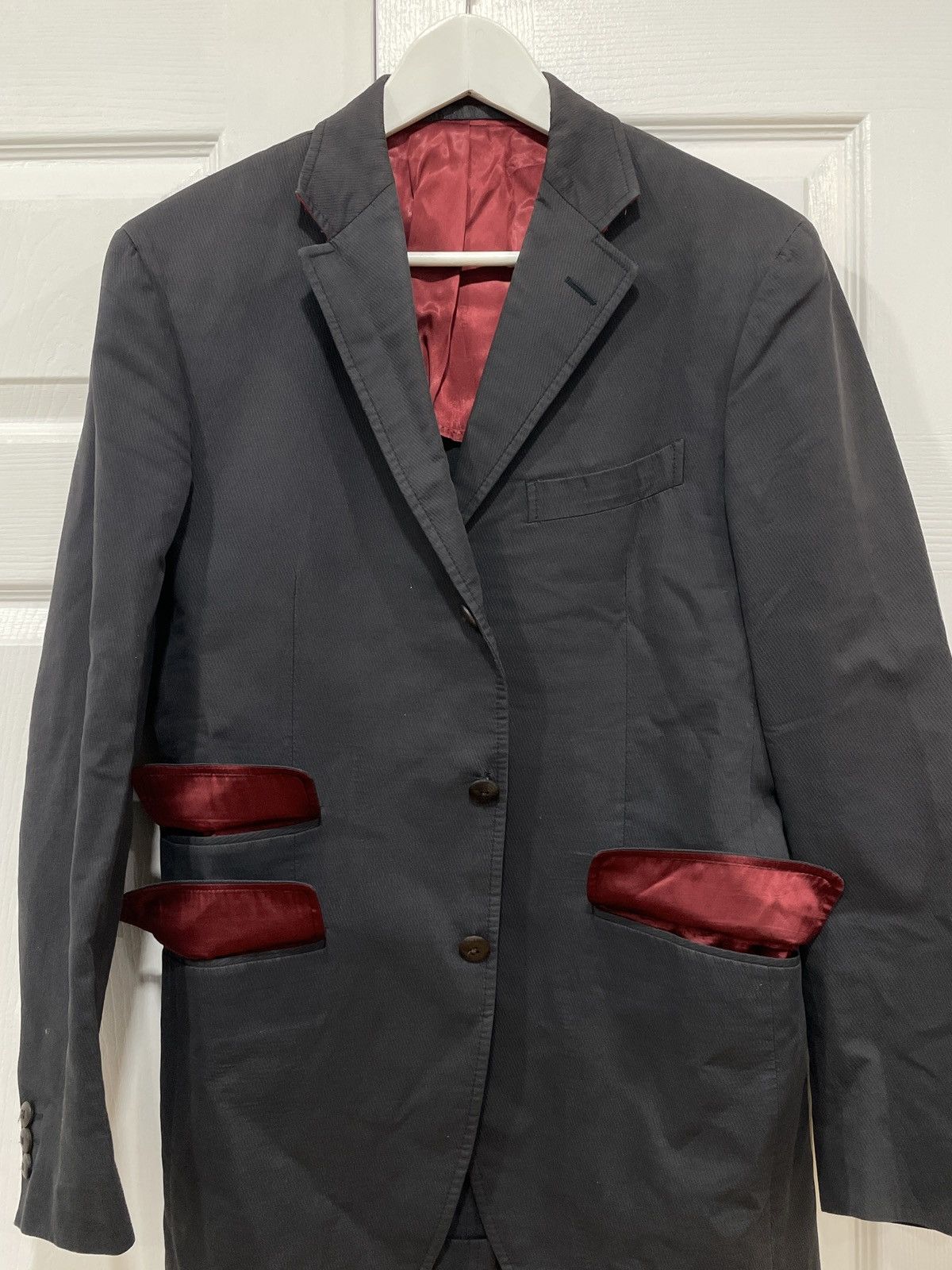 Etro Etro Milano gray cotton suit Size 38L - 6 Thumbnail