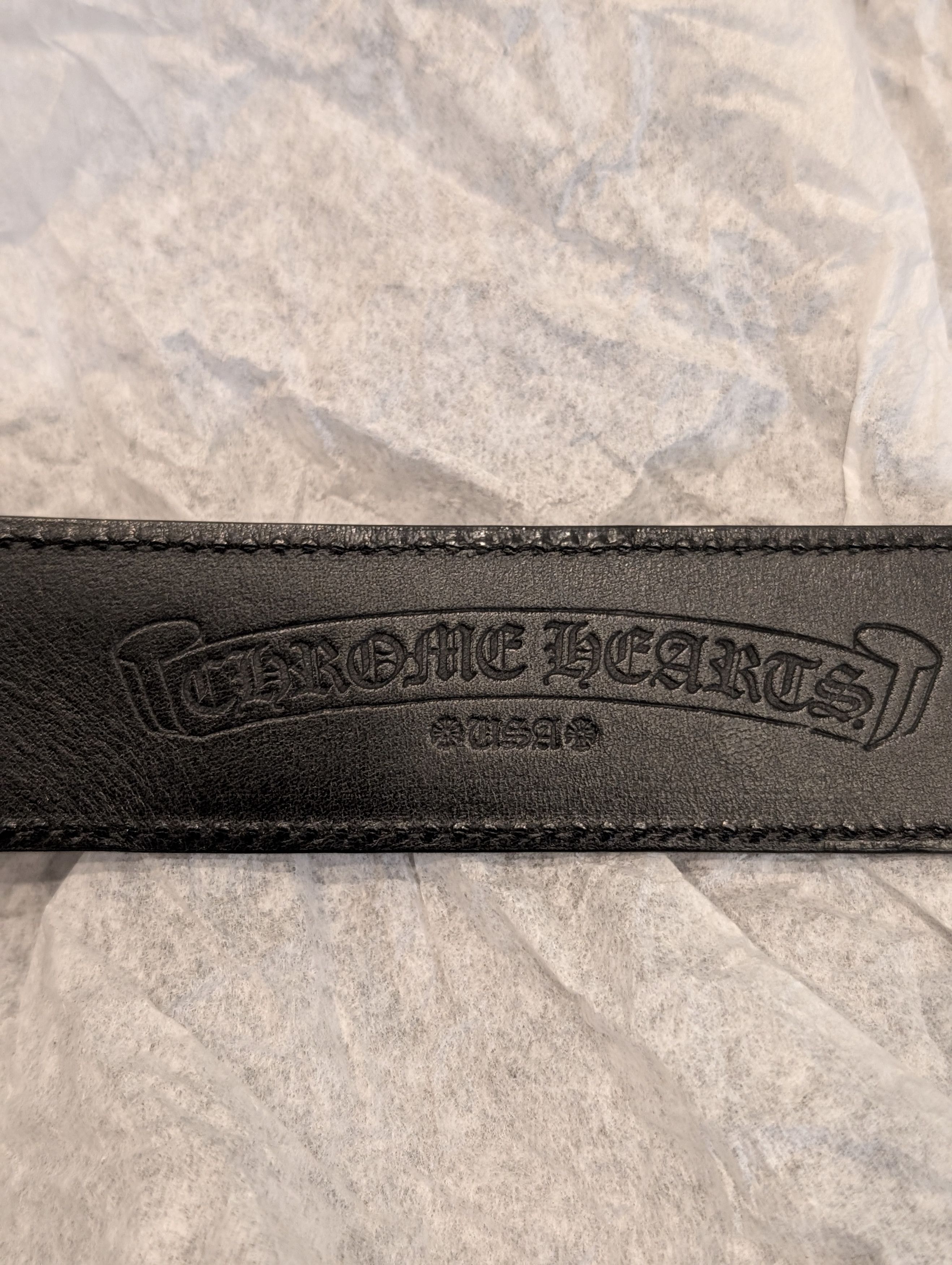 Chrome Hearts CH Roller Belt Bronze Chrome Hearts Bronze Belt Size 36 - 6 Thumbnail
