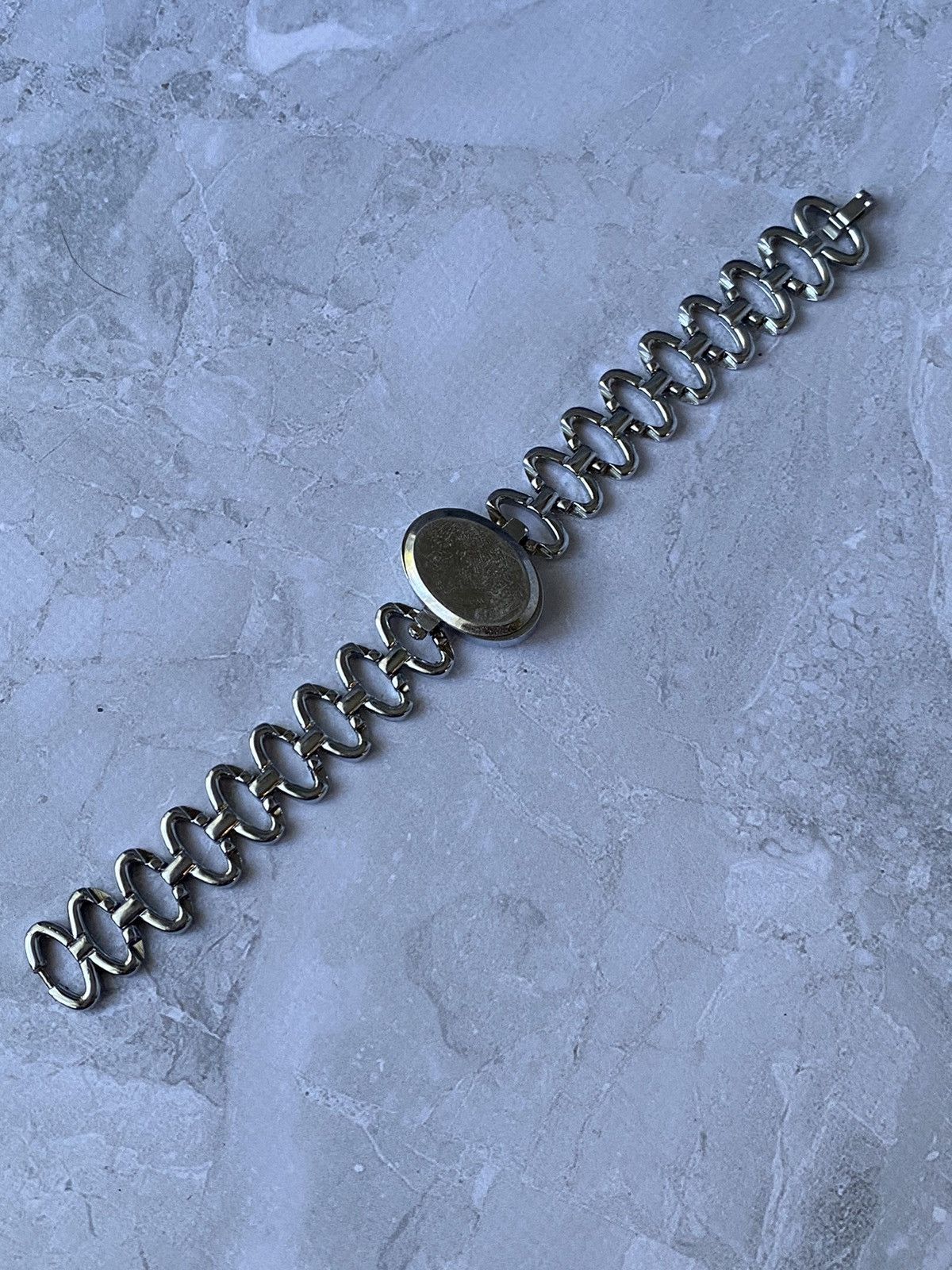 Jewelry × Vintage Futuristic Metal Bracelet Watch Size ONE SIZE - 11 Thumbnail