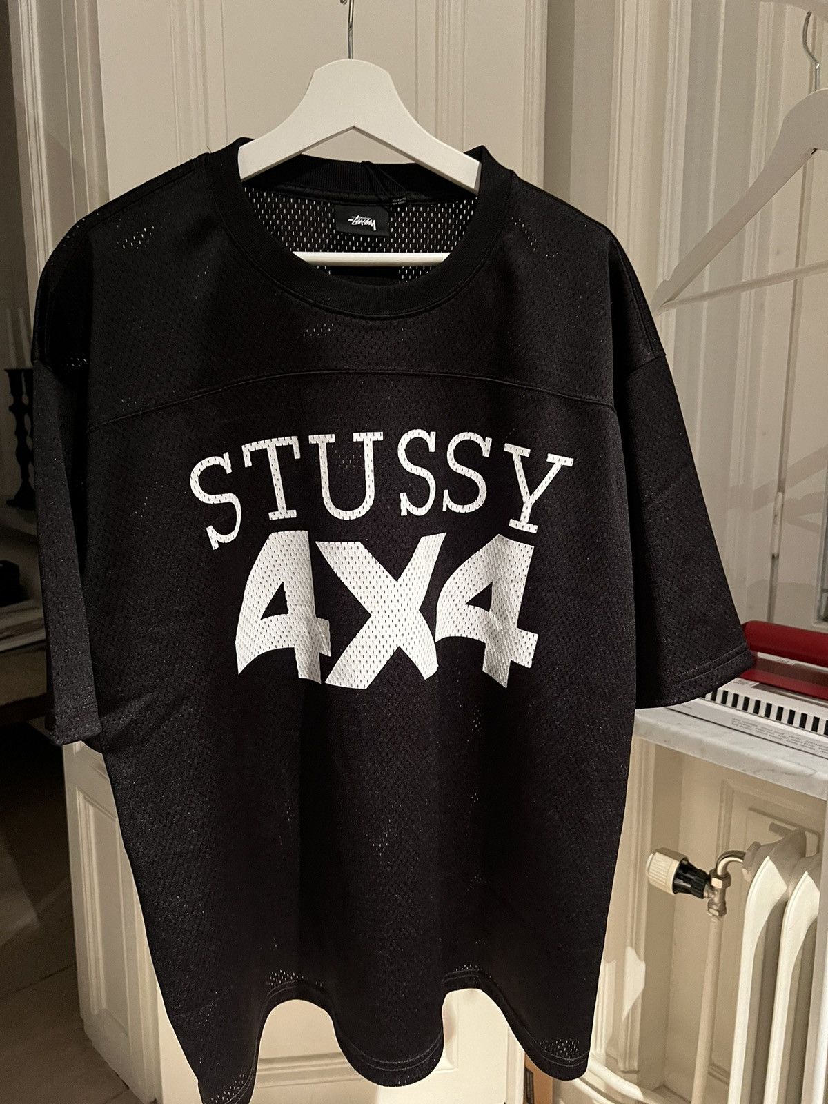 Stüssy 4X4 Mesh Football Jersey T-shirt - Farfetch