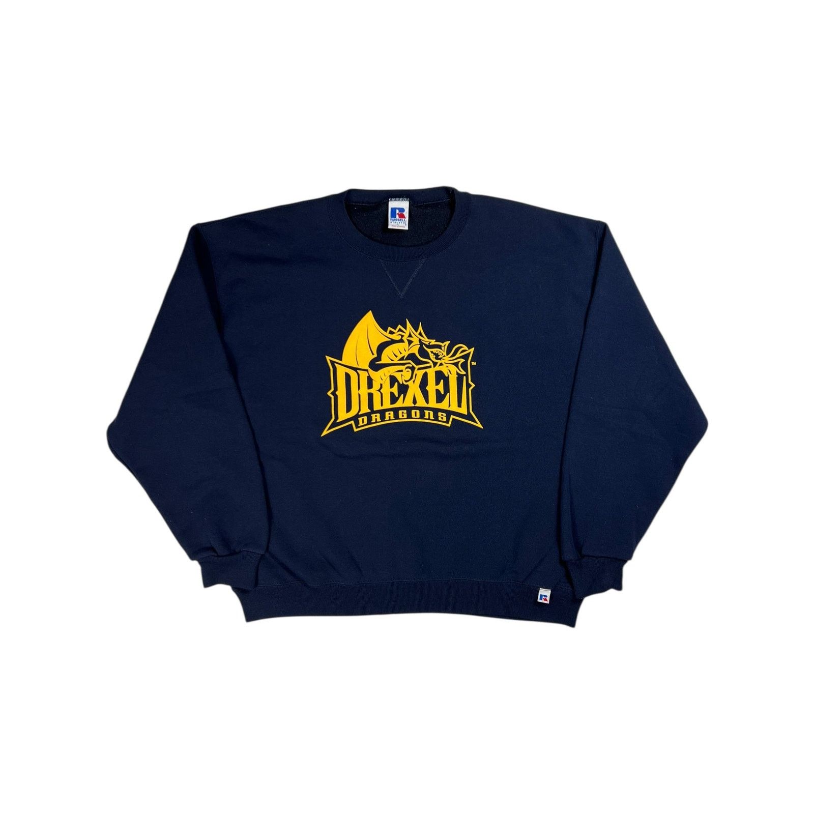 Russell Athletic × Vintage 1990s Russell Athletic Drexel University Dragons Crewneck Size US L / EU 52-54 / 3 - 1 Thumbnail