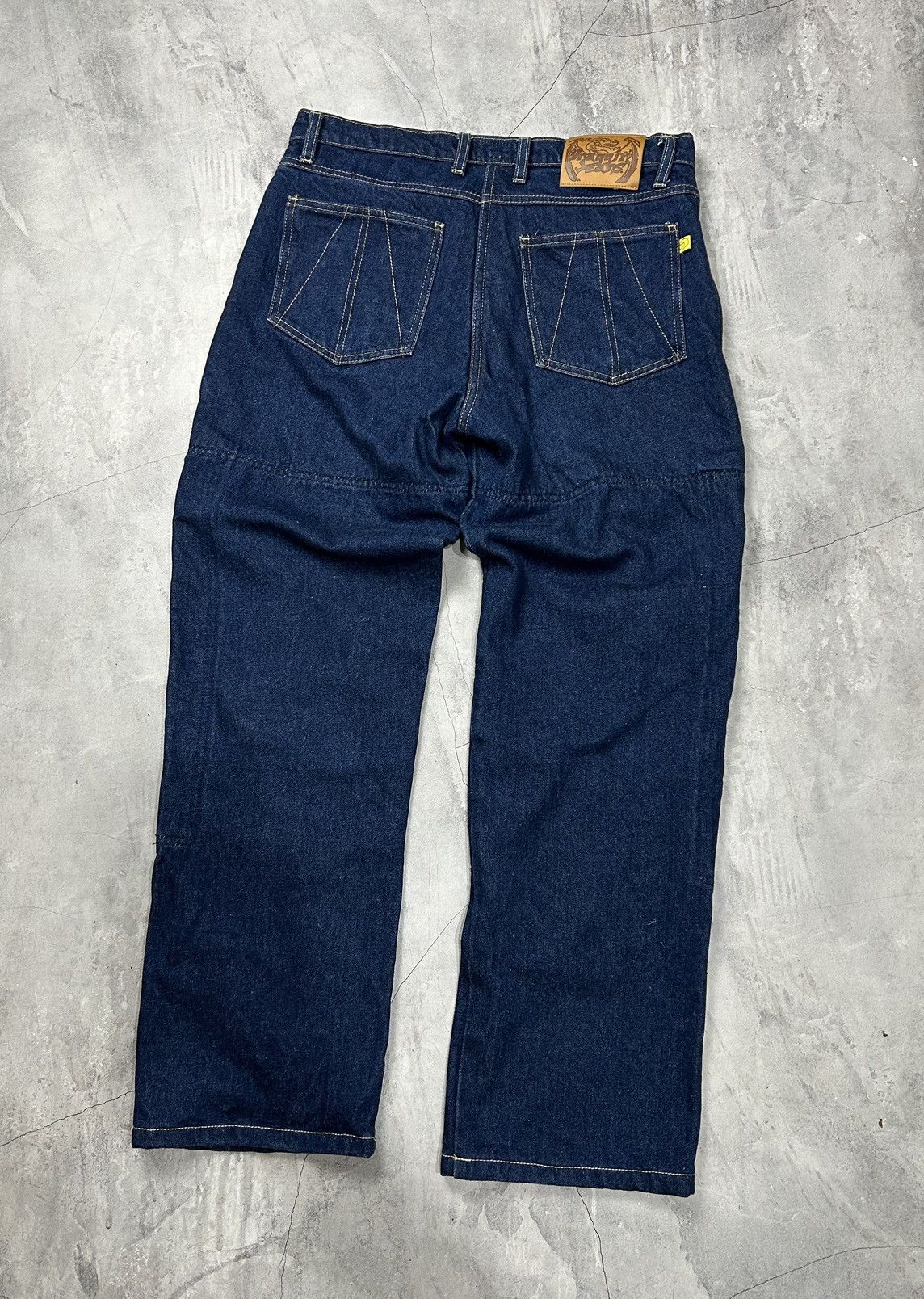 Vintage Vintage Y2k Draggin Jeans Faded Baggy Denim Jeans 00s Size US 34 / EU 50 - 2 Thumbnail
