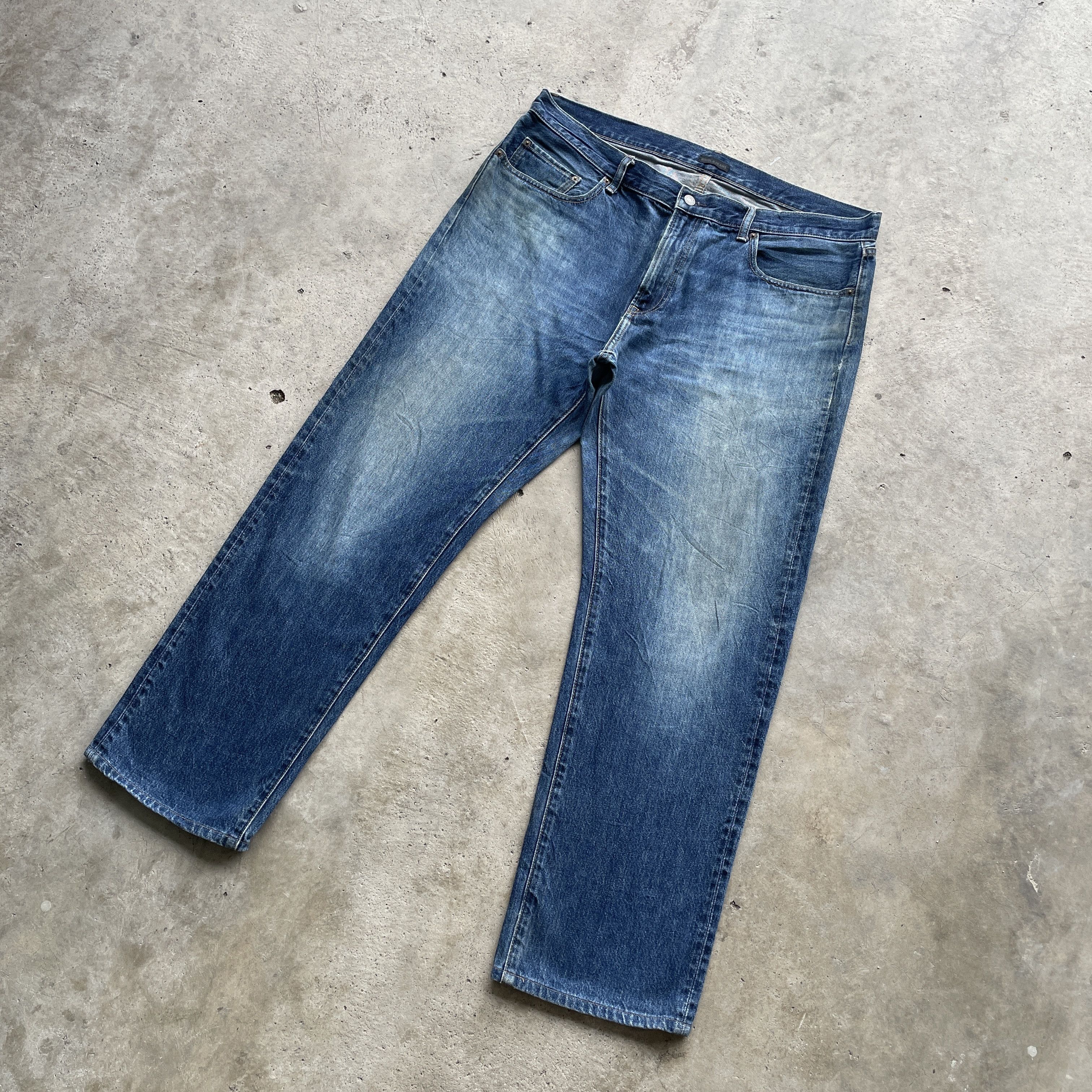 Japanese Brand VINTAGE JAPANESE STONEWASH DENIM FADED JEANS PANTS W40 Size US 40 / EU 56 - 1 Thumbnail