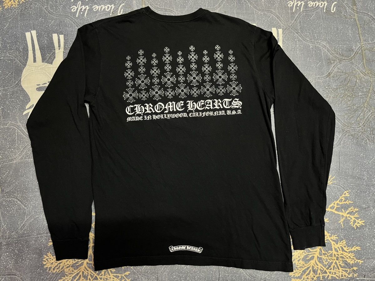 Chrome Hearts CHROME HEART LONG SLEEVE T-SHIRT RARE | Grailed