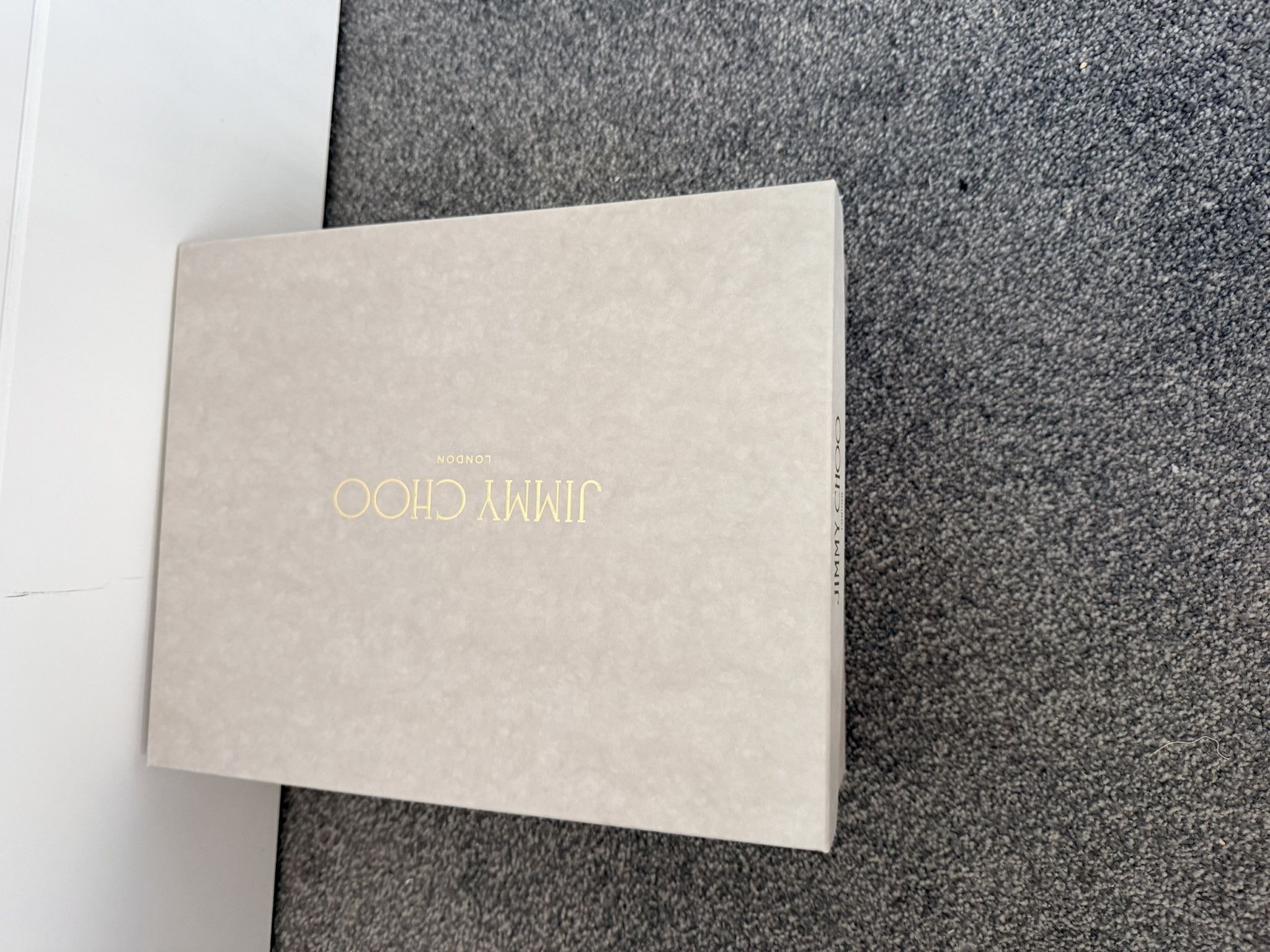 Jimmy Choo Jimmy Choo Saeda 38.5 Platinum Ice Crystal Size US 8.5 / IT 38.5 - 11 Thumbnail