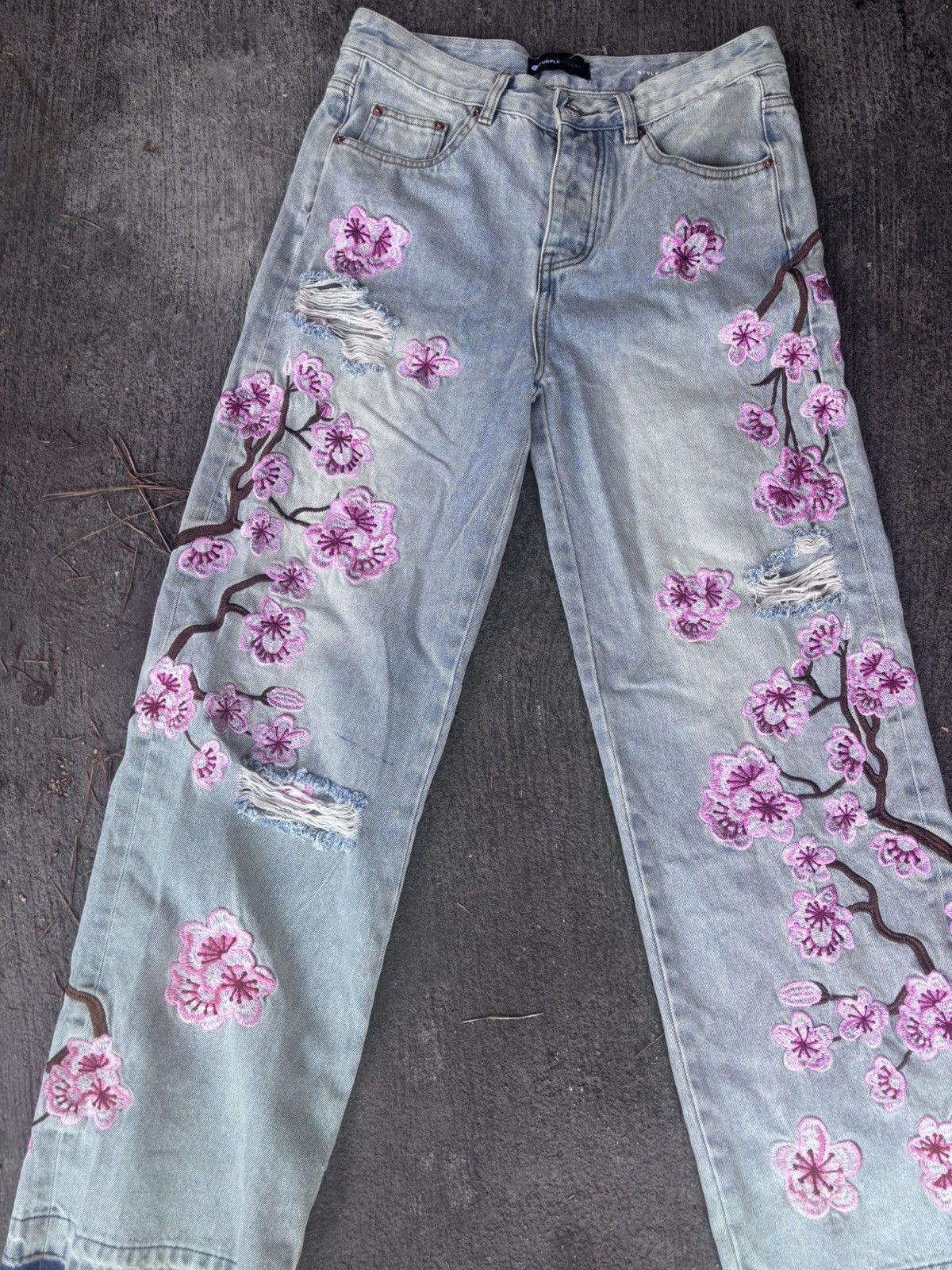 Cherry Blossom Jeans | Grailed