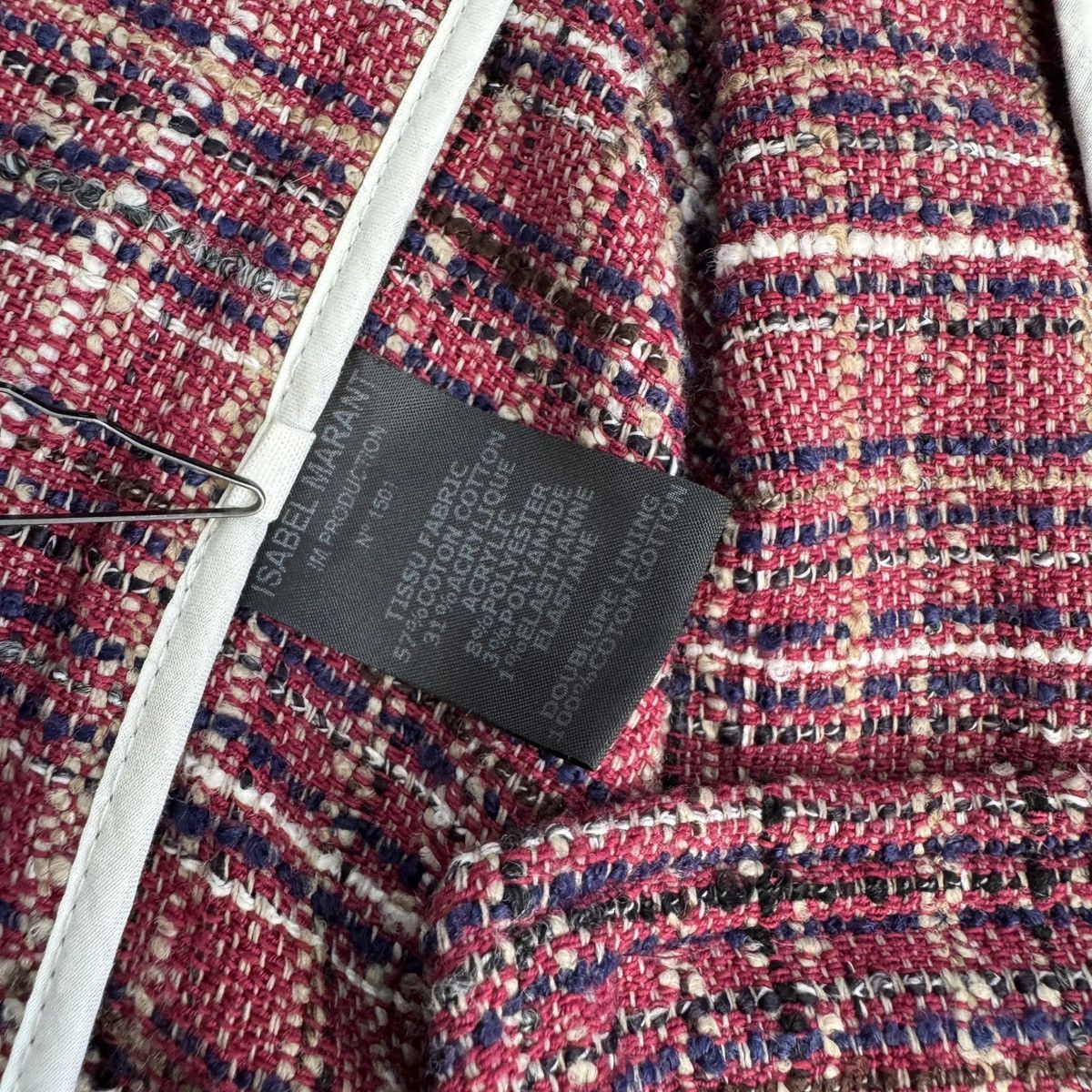 Isabel Marant Etoile Isabel Marant Etolie Tweed Boucle Women Blazer Jacket Size S / US 4 / IT 40 - 13 Thumbnail