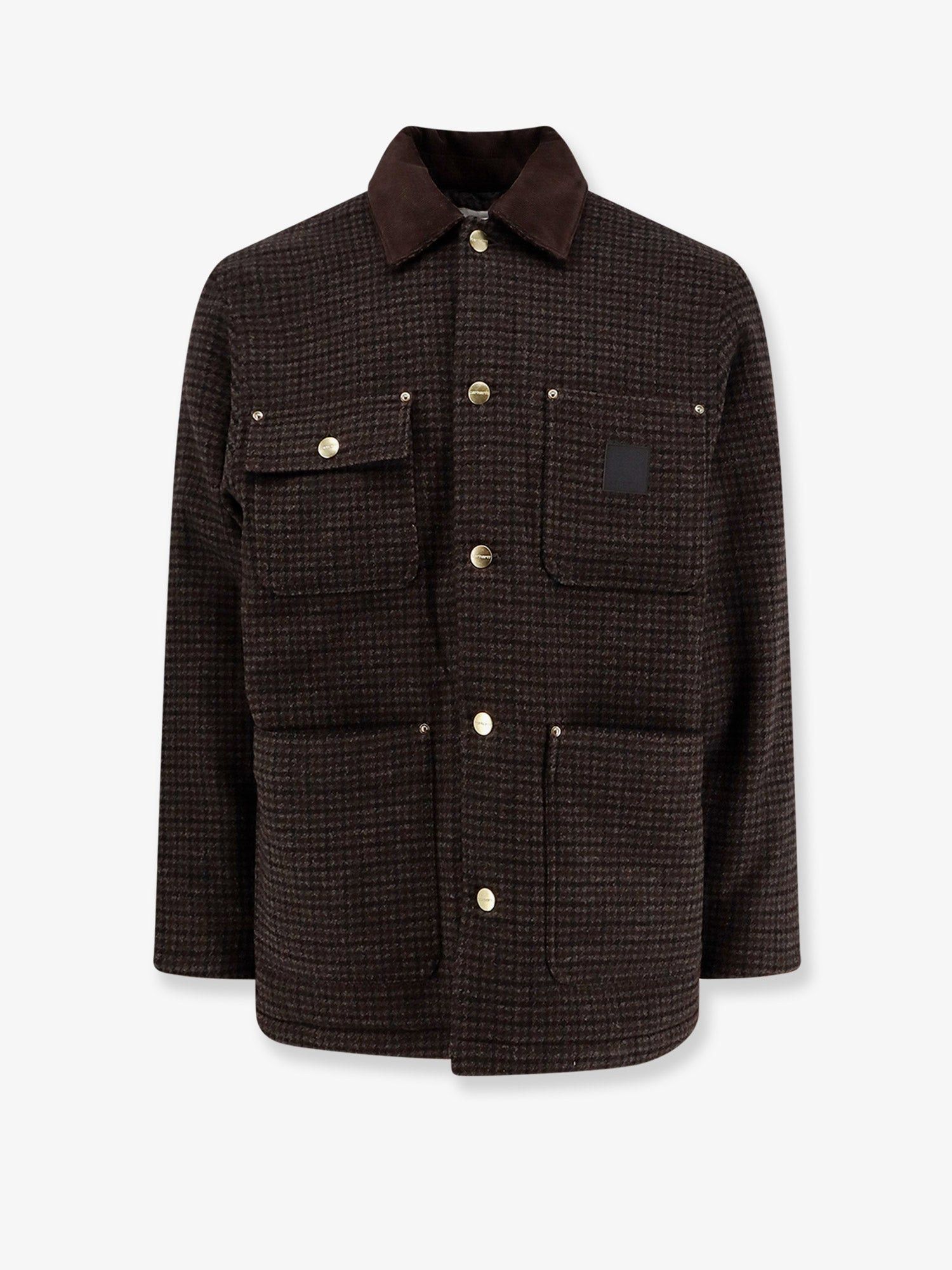 Carhartt Wip Lowis jacket with houndstooth pattern S - USA Tariffs Included Size US S / EU 44-46 / 1 - 1 Thumbnail