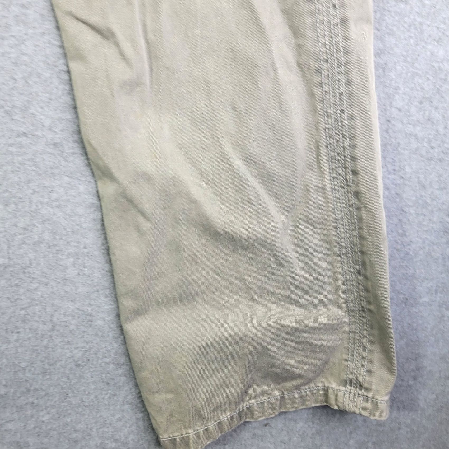 Vintage Pull&Bear pants Women's size 6 cargo distressed utility trousers - Beige - Cotton - 6 - Women - Trousers Size 28" / US 6 / IT 42 - 5 Thumbnail
