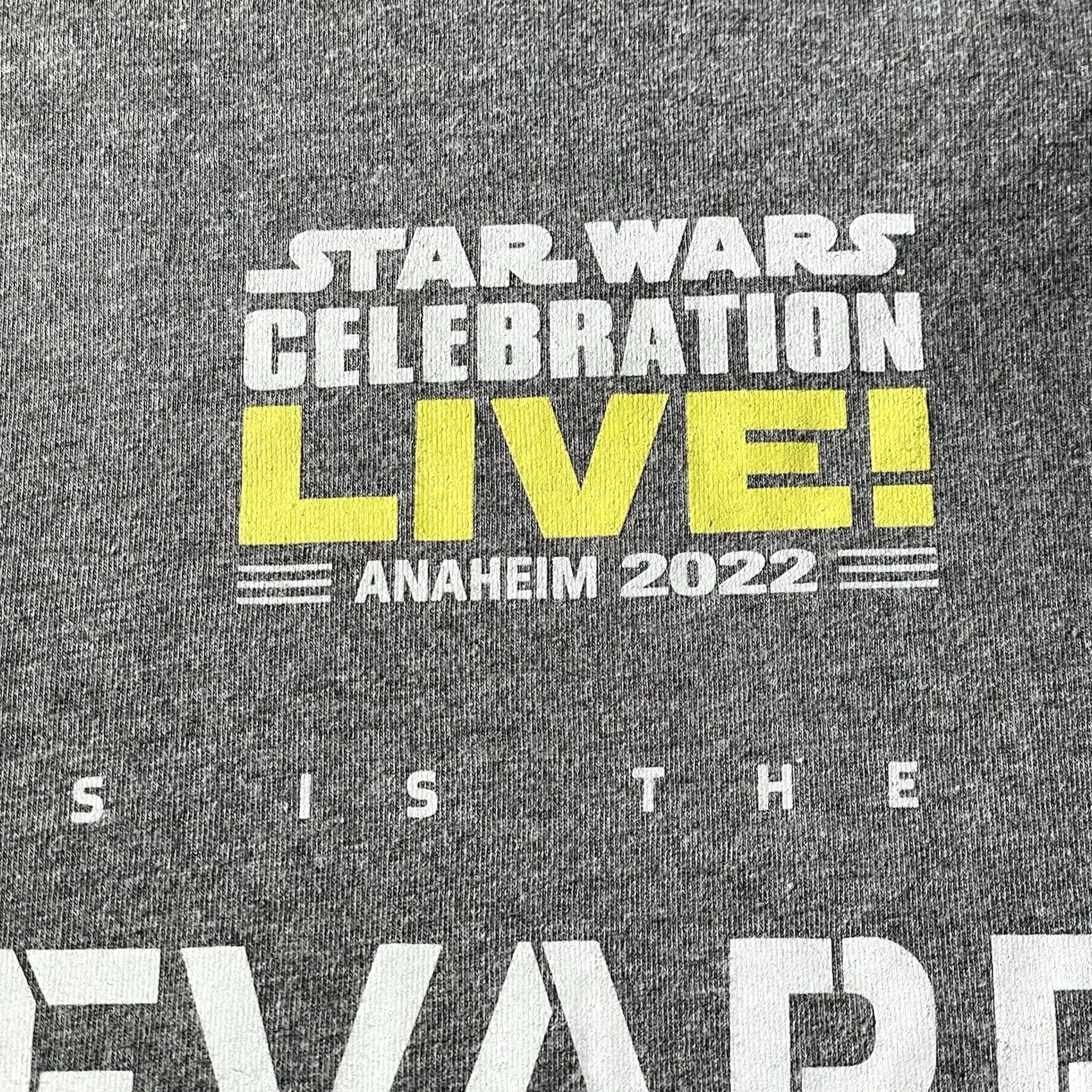 Star Wars Star Wars Shirt Men’s S Anaheim 2022 Nevarro Outpost Crew LIVE Celebration Gray Size US S / EU 44-46 / 1 - 3 Thumbnail