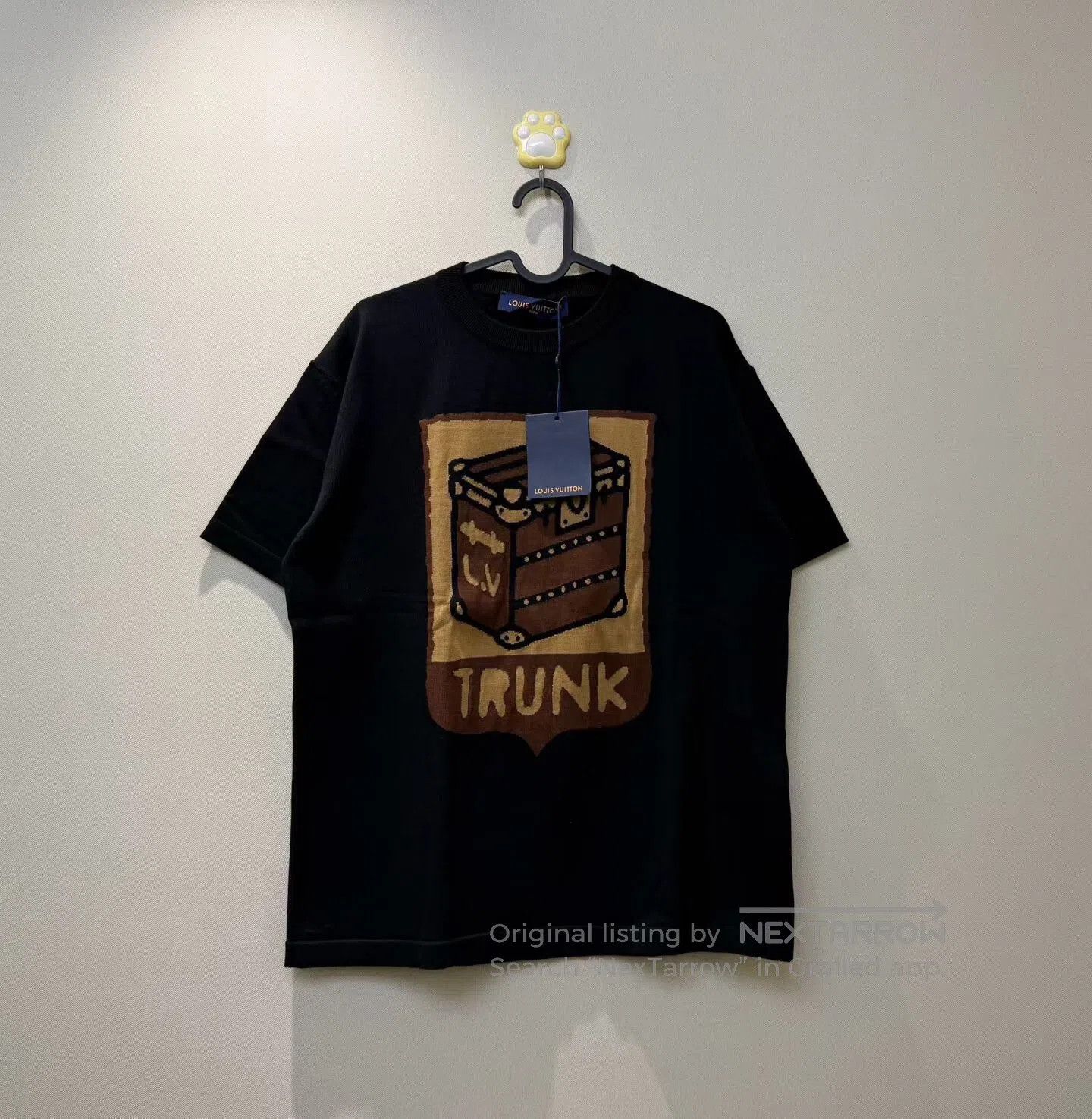 Louis Vuitton Louis Vuitton Black Logo Knit Short Sleeve| Size US M / EU 48-50 / 2 - 1 Thumbnail