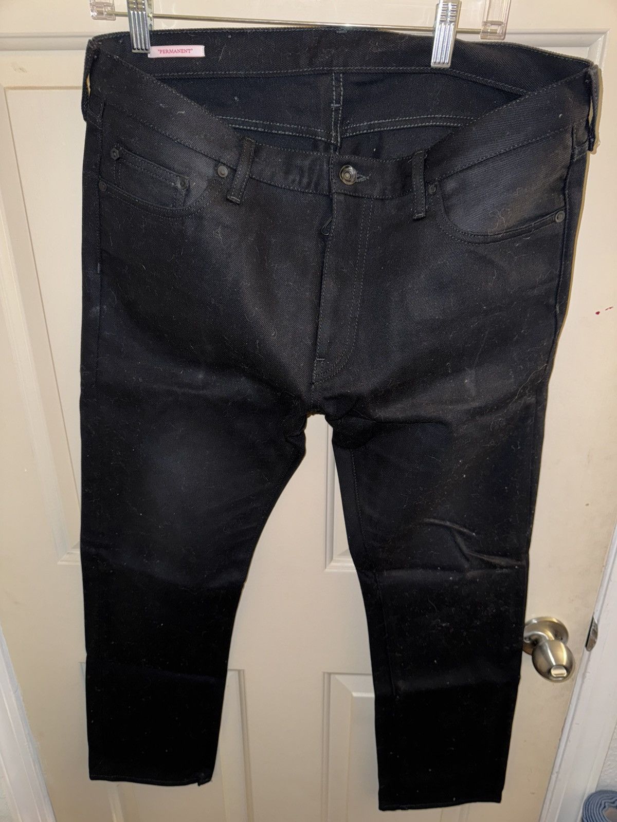 Off-White Off White Black Jeans Size US 33 - 2 Thumbnail