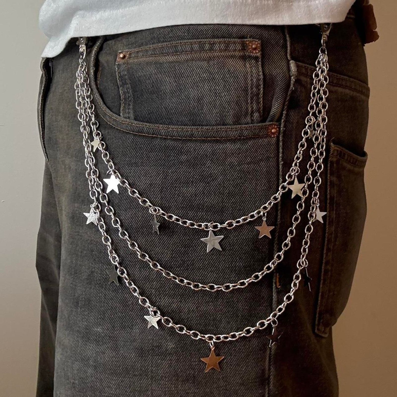 Other Y2k style style silver metal WMNS2 Size ONE SIZE - 1 Thumbnail