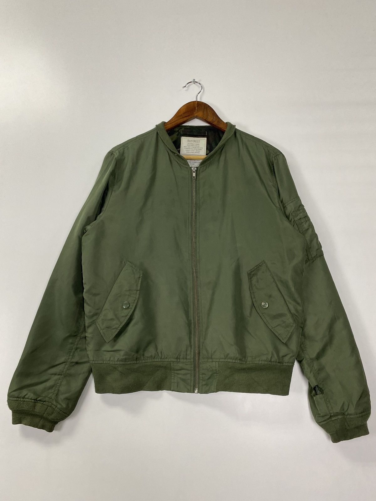 Vintage Vintage Bomber Jacket Distressed Size US M / EU 48-50 / 2 - 2 Thumbnail